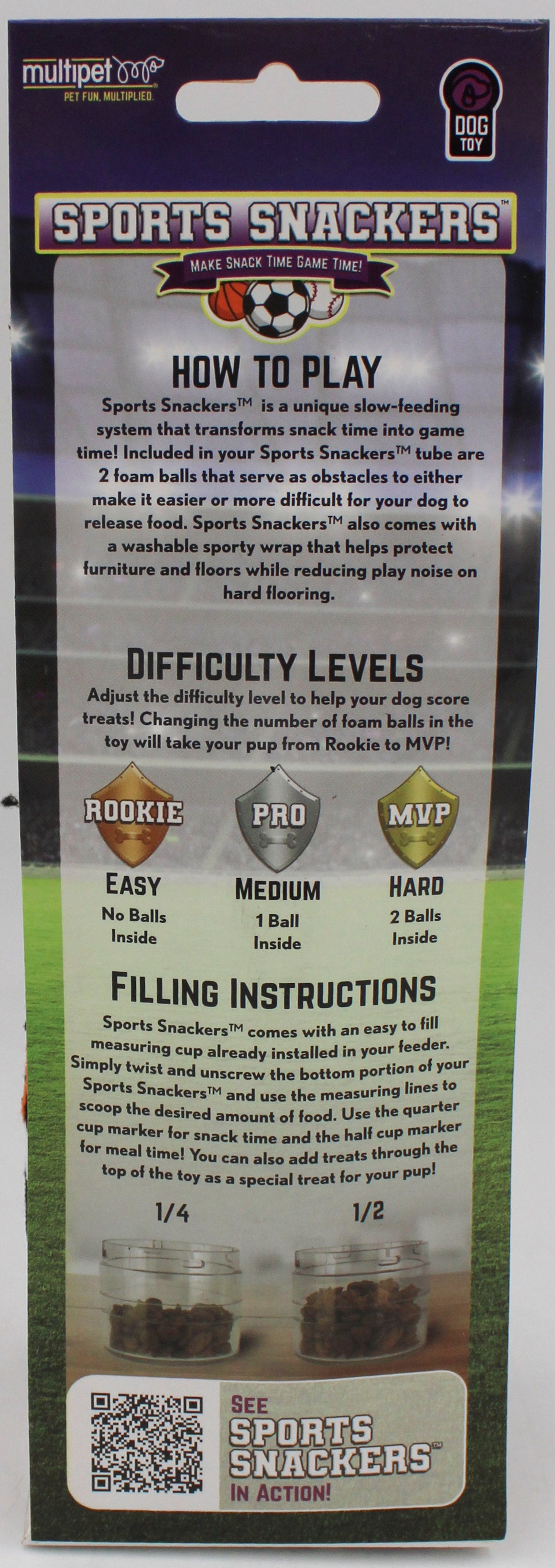 MULTIPET SPORT SNACKER DOG TOY - BASKETBALL