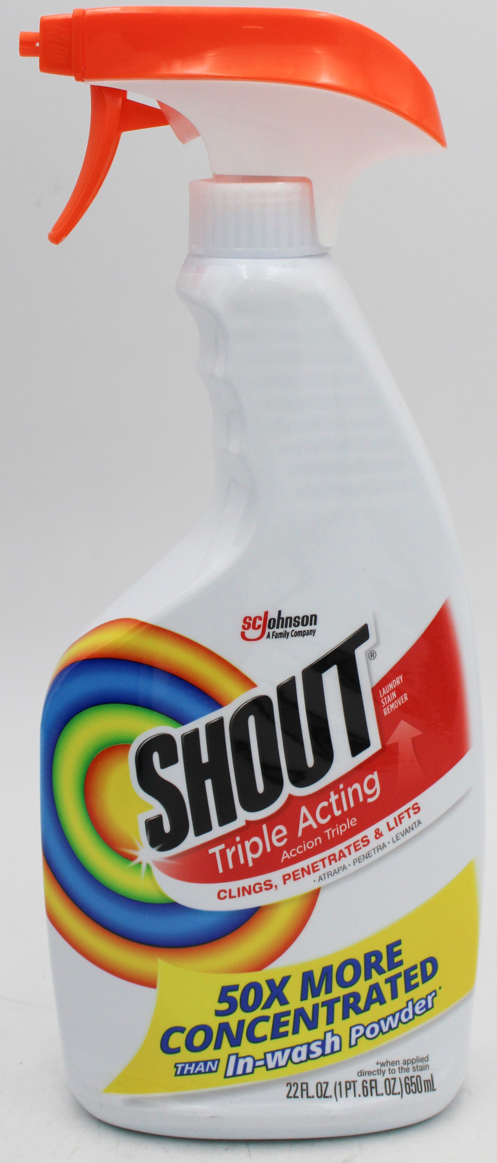 SP SHOUT LAUNDRY STAIN REMOVER 22oz TRIGGER
