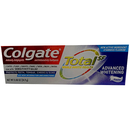 COLGATE T/PSTE .88oz(4/22)ADVNC.WHT/NI