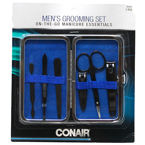MENS ON THE GO GROOMING SET 7PC-NI
