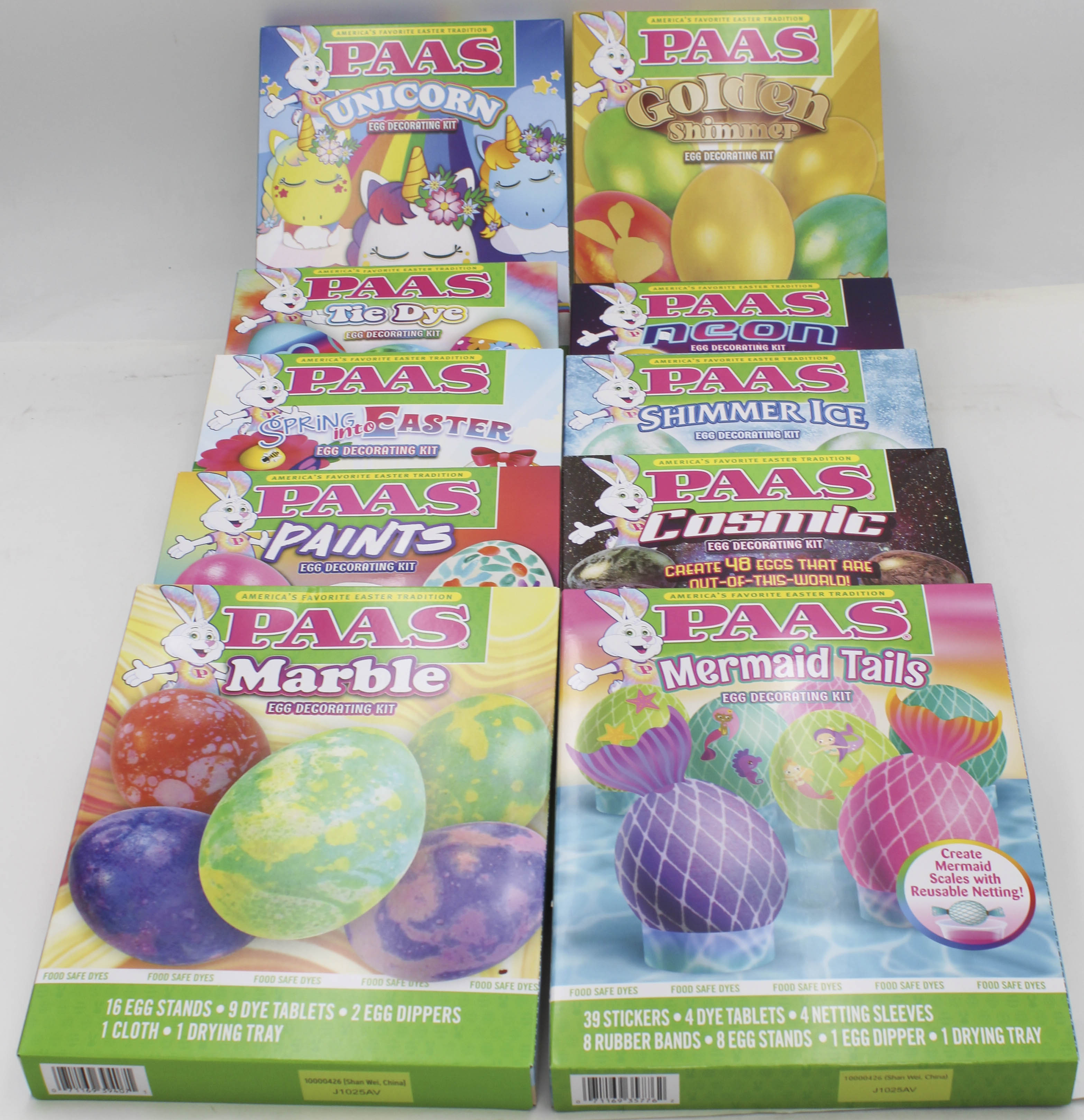 PAAS WALK AROUND DISPLAY EGG DECORATING KIT CRAFT ASSORTMENT