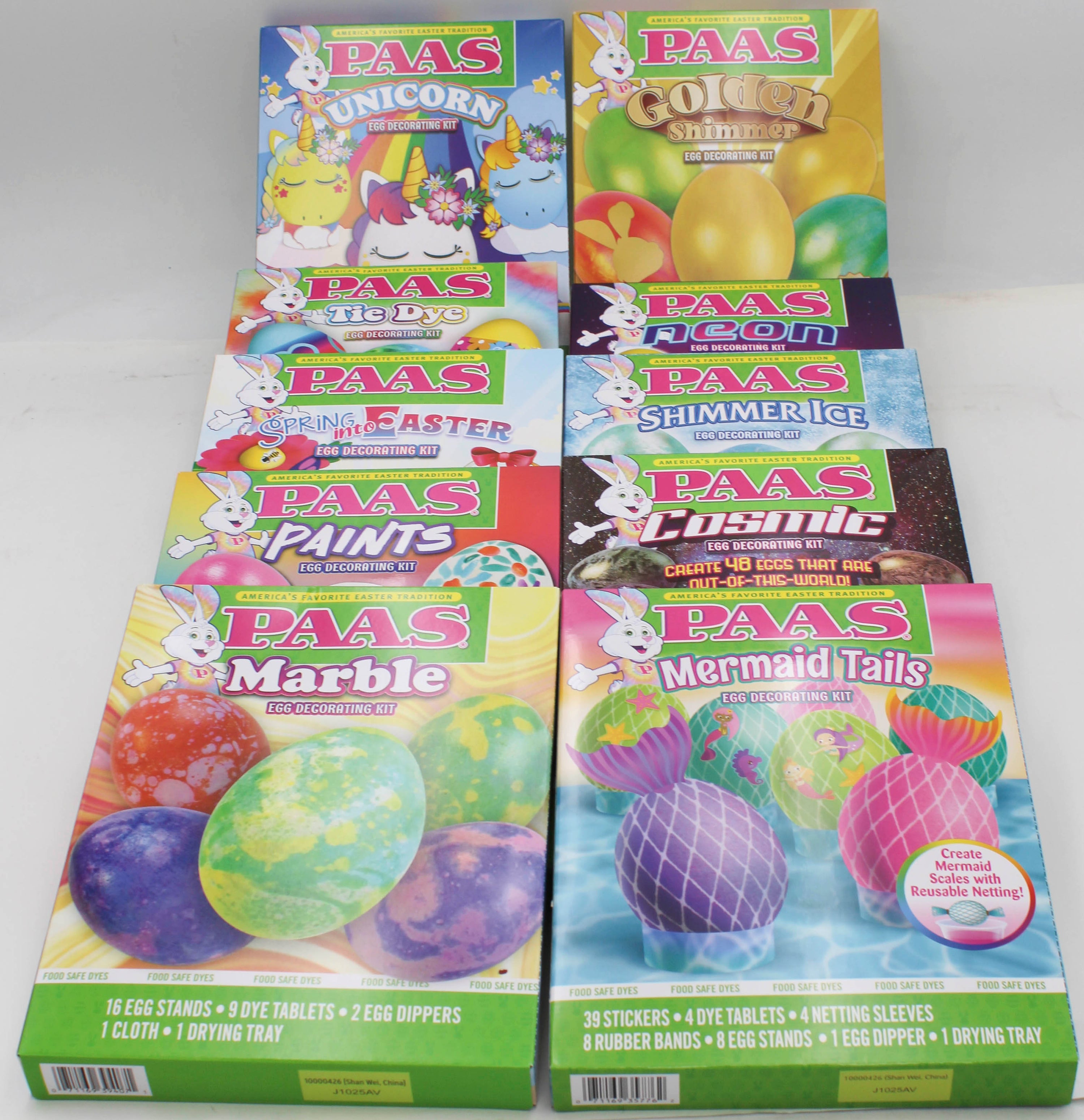 PAAS WALK AROUND DISPLAY EGG DECORATING KIT CRAFT ASSORTMENT