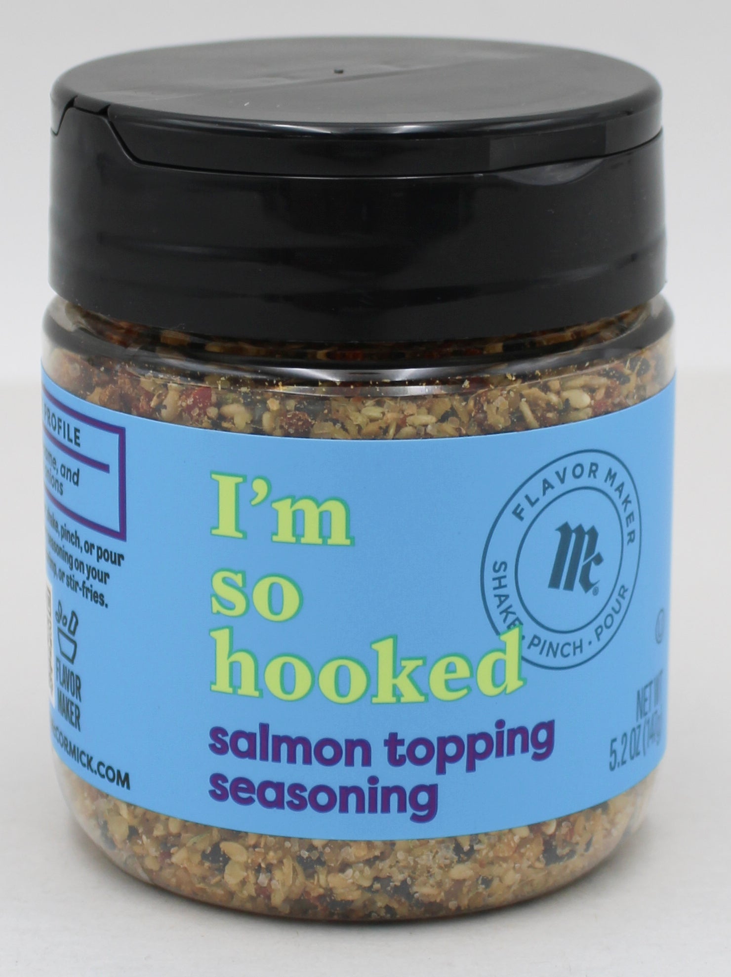 MCCORMICK FLAVOR MAKER SALMON TOPPING SEASONING 5.2 OZ BB 7/11/27