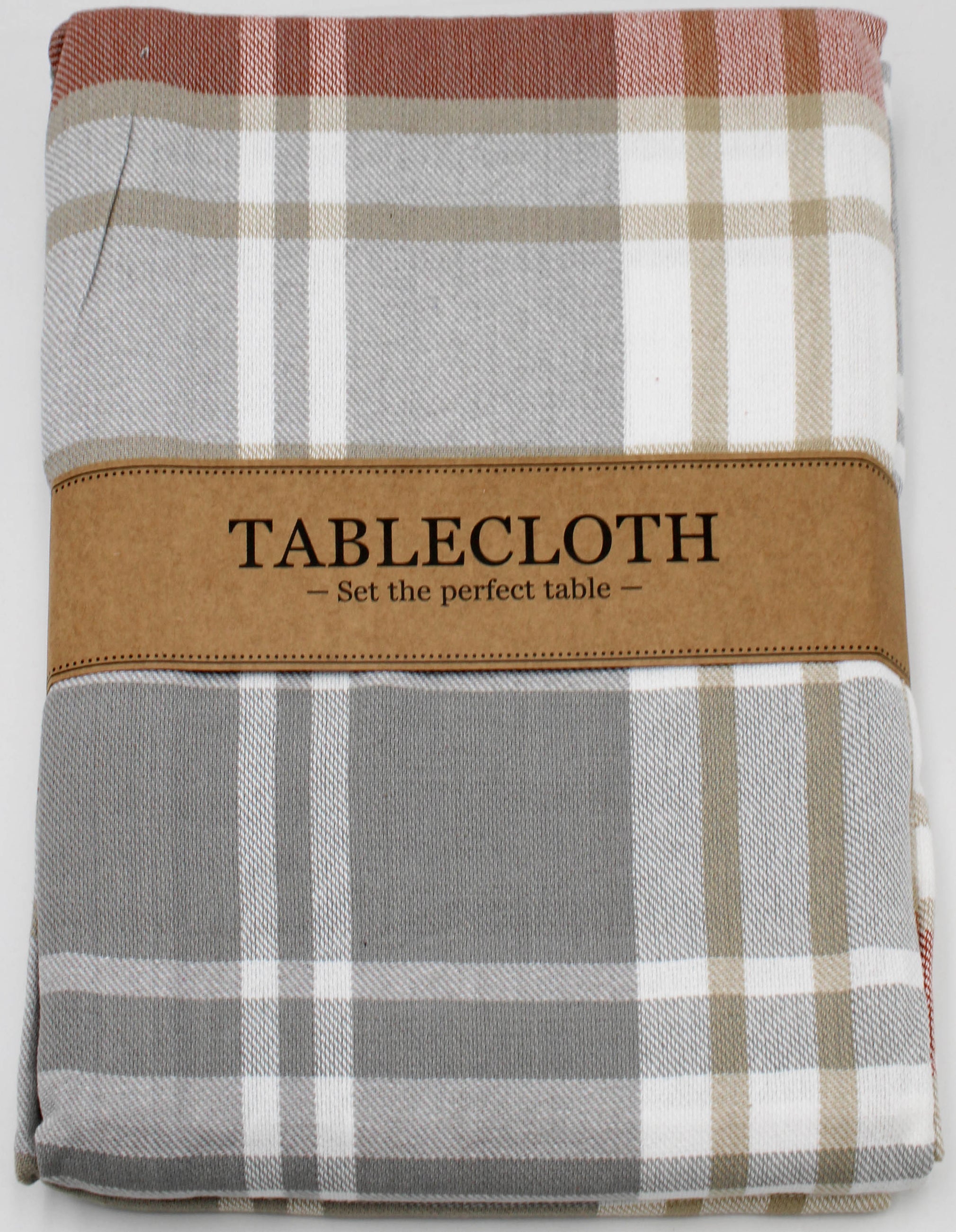 TABLECLOTH -  60 X 84 COZY PICNIC PLAID