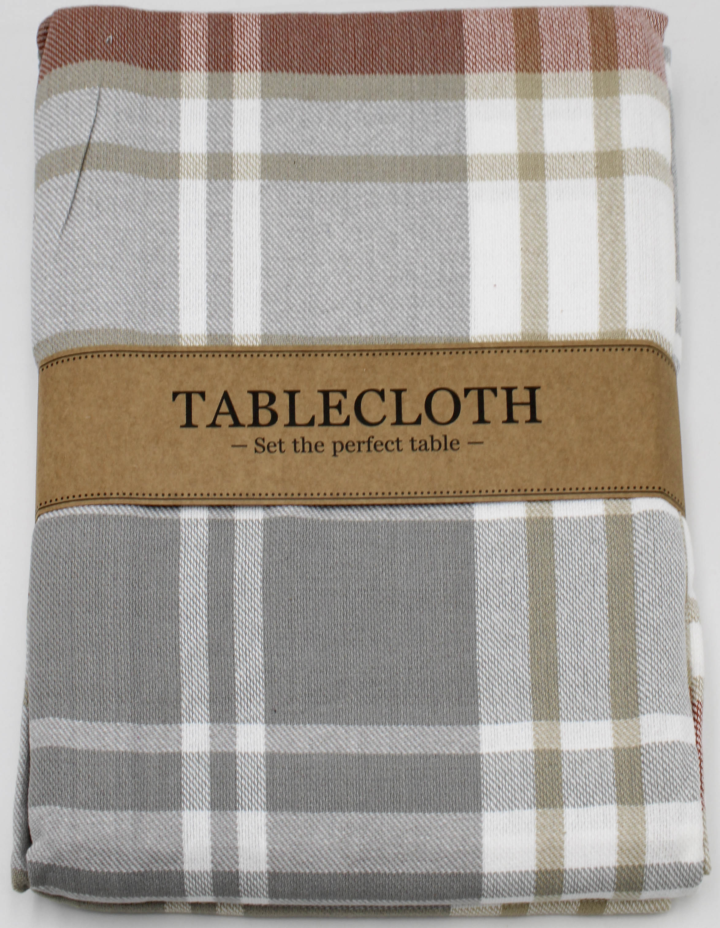 TABLECLOTH -  60 X 84 COZY PICNIC PLAID