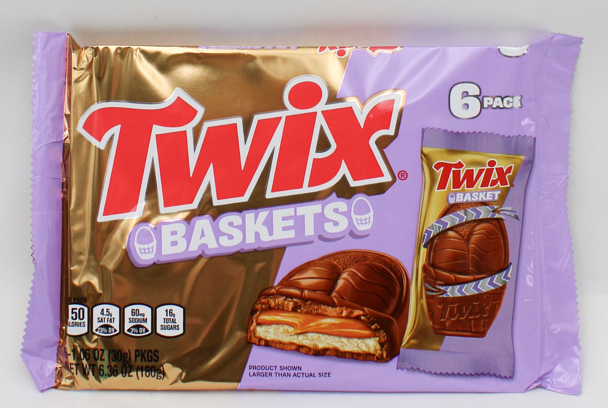 TWIX MILK CHOCOLATE CARAMEL BASKETS 6.36 Oz BB 1/31/27