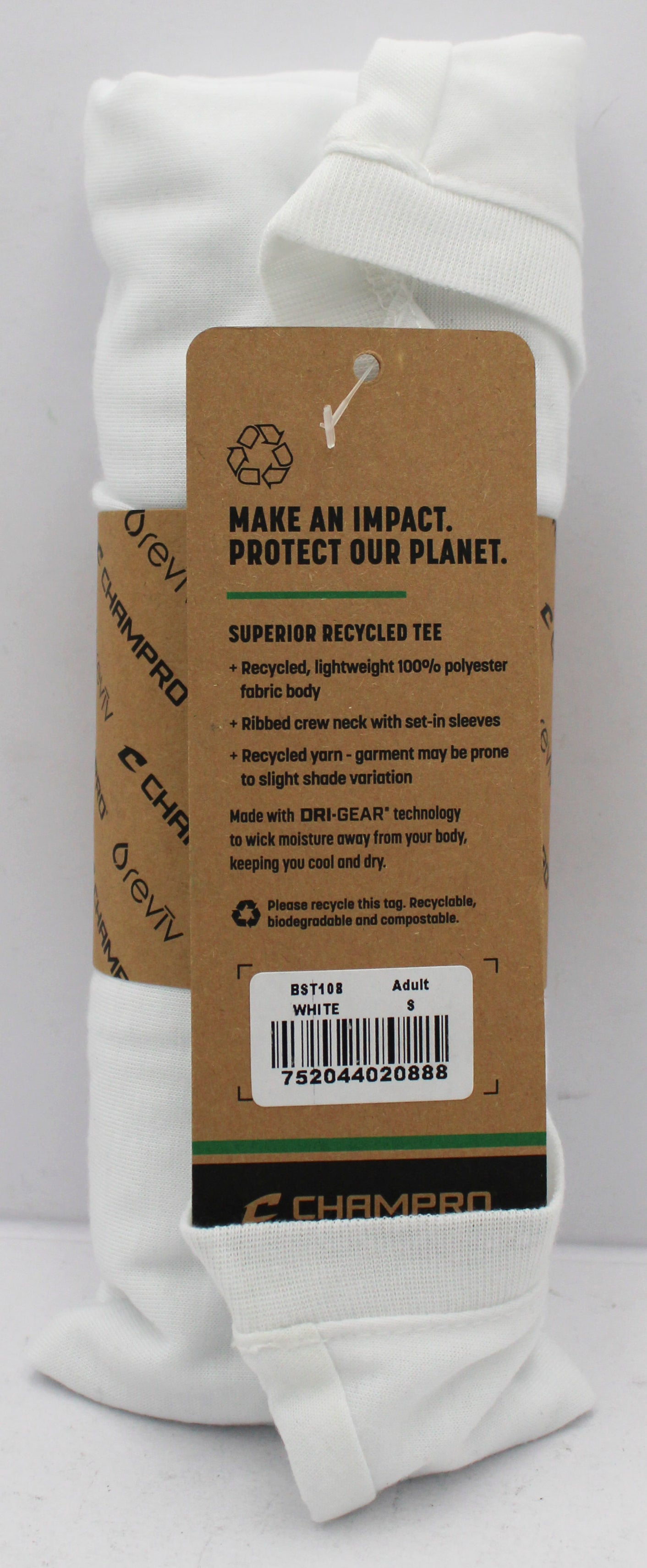 T-SHIRT - ADULT -WHITE- S