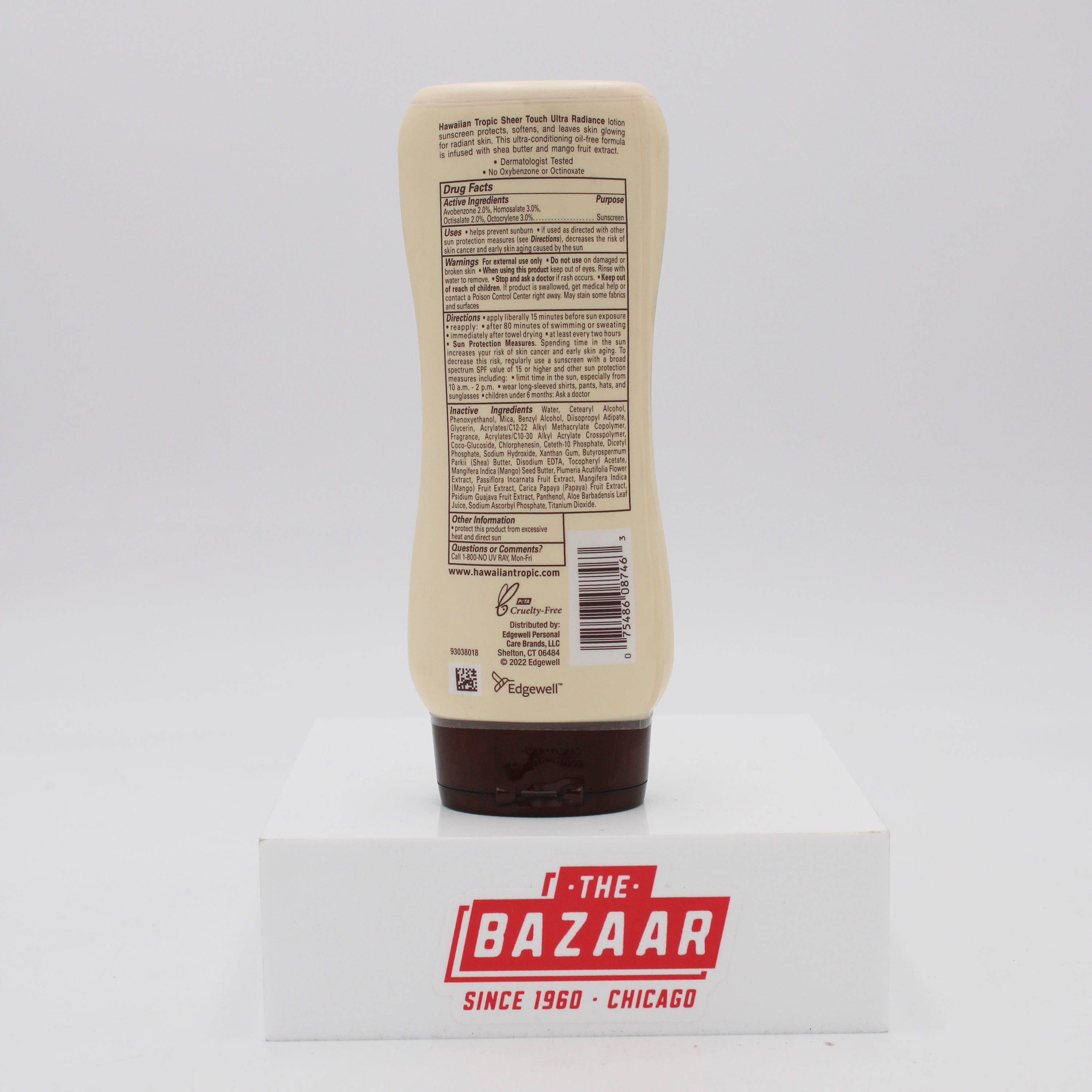 SP HAWAIIAN TROPIC SUNSCREEN LOTION SPF15 UVA 8oz EXP:9/30/2026) NI