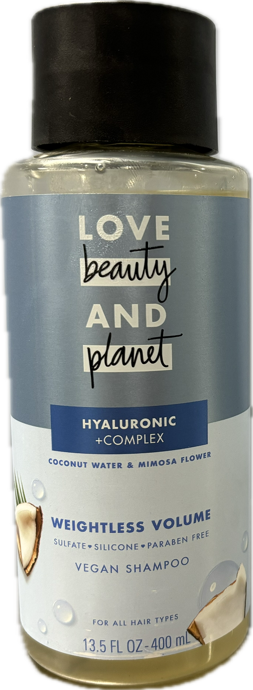 LOVE BEAUTY AND PLANET HYALURONIC+COMPLEX 13.5oz  COCONUT WATER&MIMOSA FLOWER