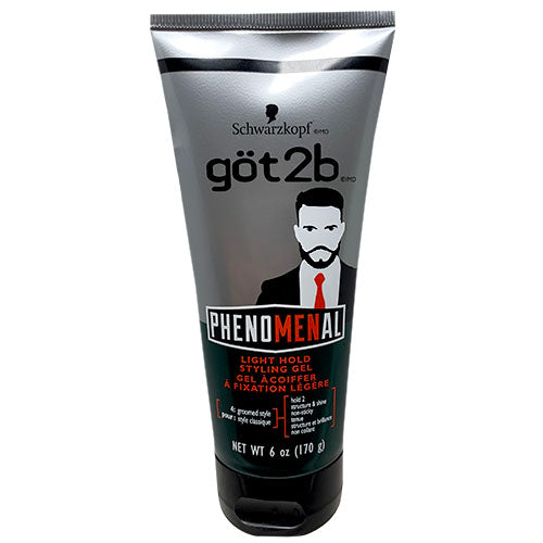 SP Got2b Men Light Hold Styling Gel 6oz