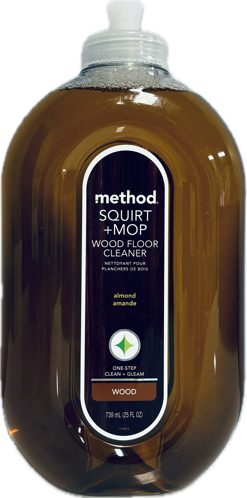 METHOD SQUIRT+MOP WOOD FLOOR CLEANER 25oz ALMOND NA