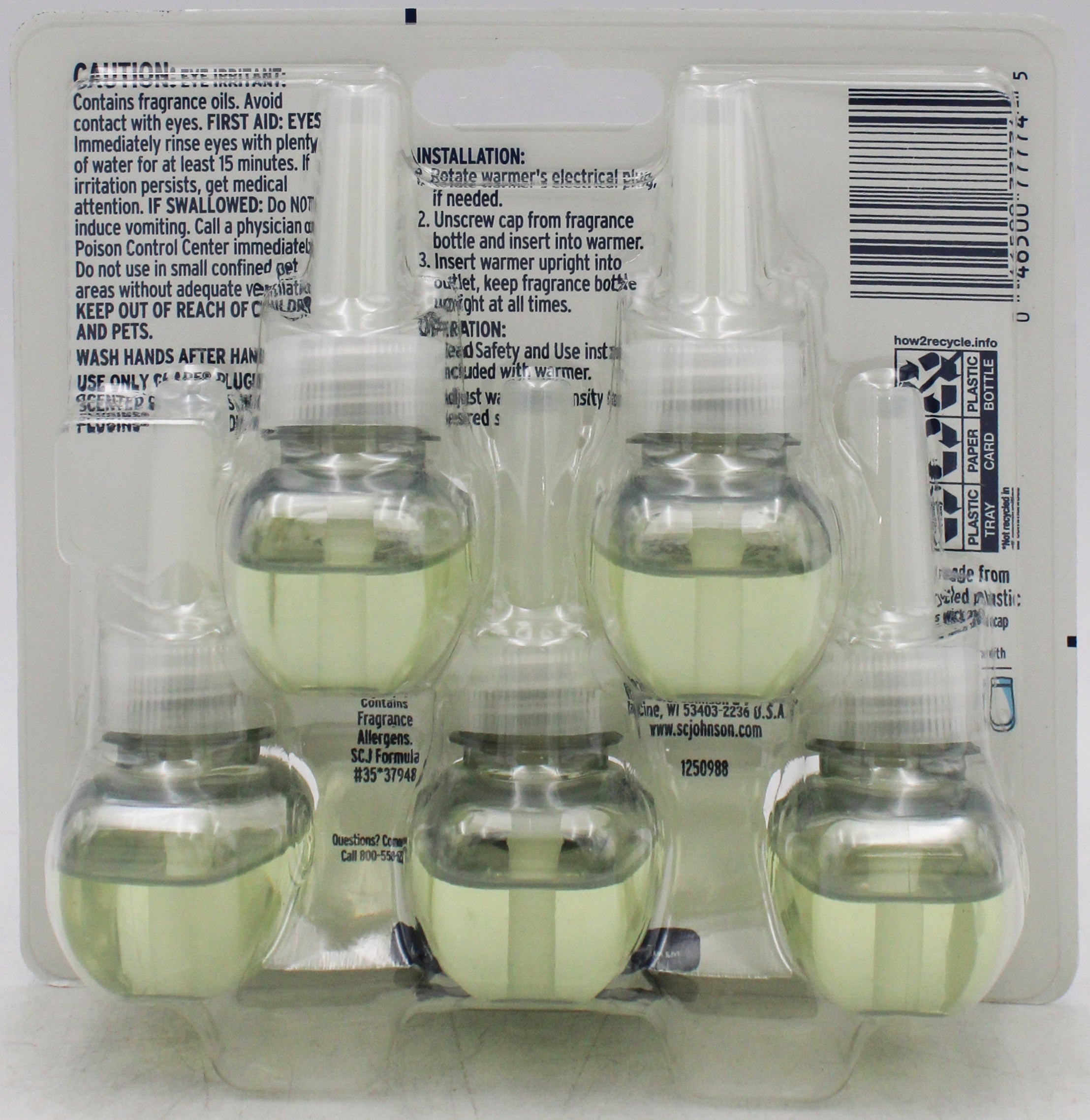 SP GLADE PISO CLEAN LINEN OIL REFIL 5CT 3.35oz