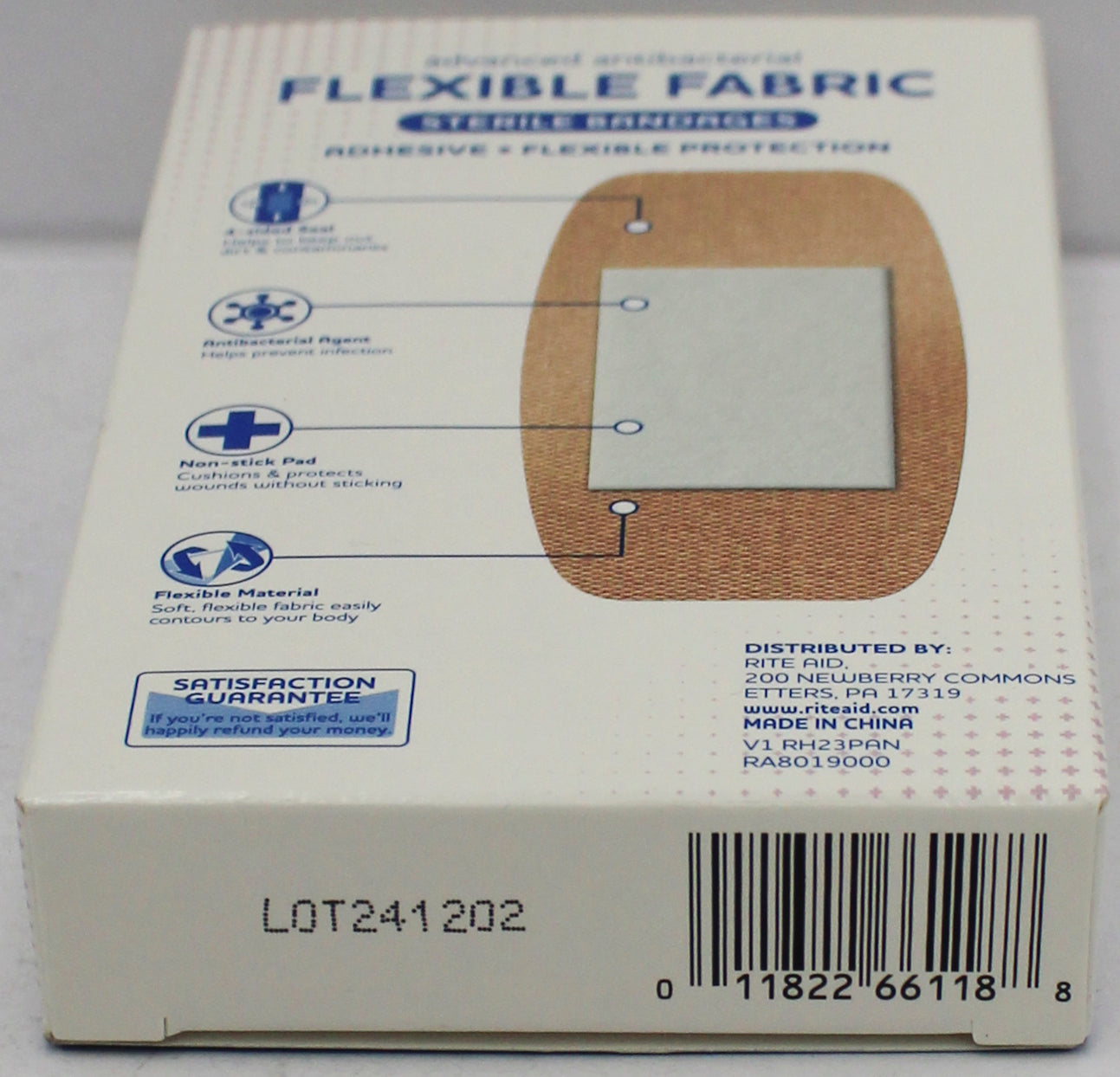 RITE AID 10ct BANDAGES FLEXIBLE FABRIC
