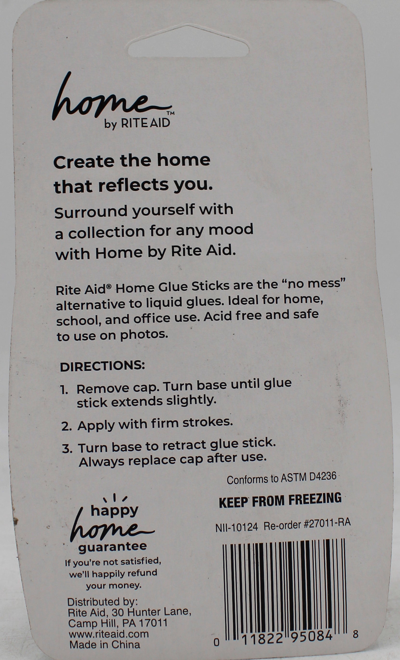 RITE AID 3PK GLUE STICK - 2 CLEAR + 1 BONUS PURPLE