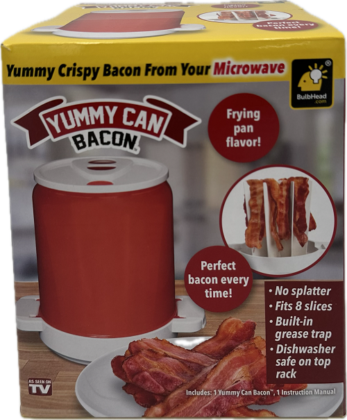 SP ASVT YUMMY CAN BACON MICROWAVE BACON COOKER NI ...