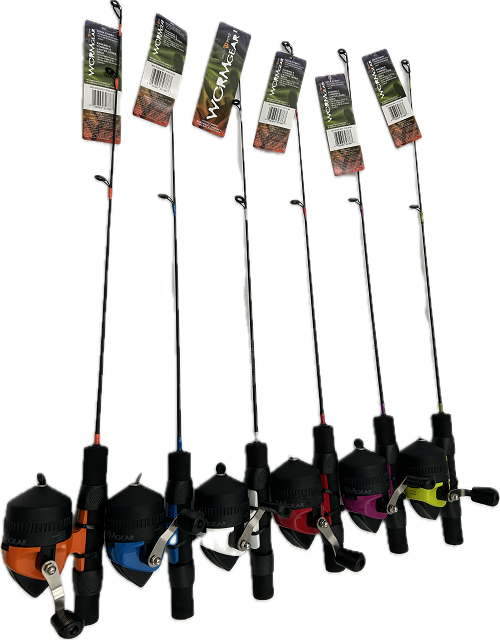 SOUTHBEND WORM GEAR 30" SPINCAST DOCK COMBO ASST COLORS