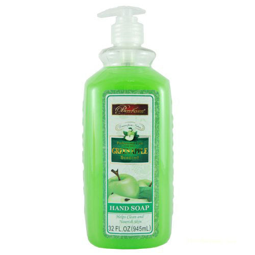 LIQ.SOAP 32oz PUMP(7/19)GRN.APPLE