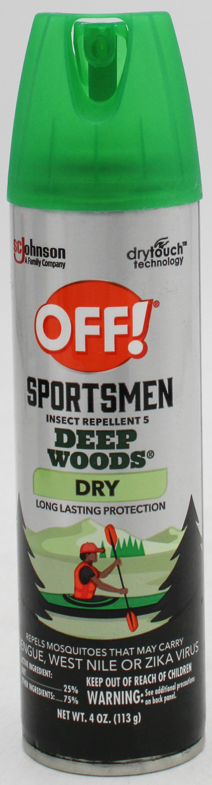 SP OFF SPORTSMEN DEEP WOODS REPELLENT 4oz DRY
