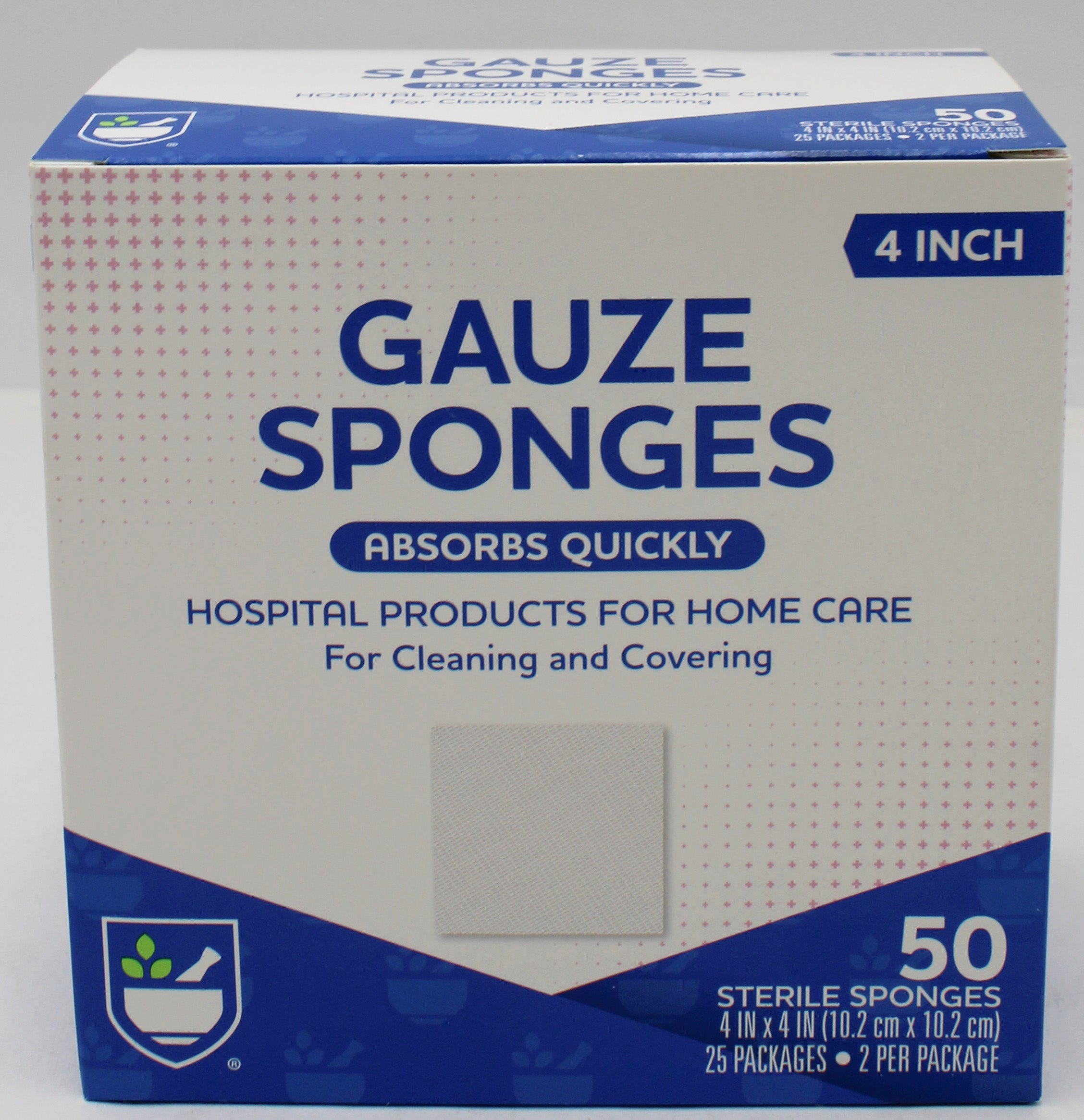 RITE AID Gauze Sponges 4" 50ct Box Wholesale