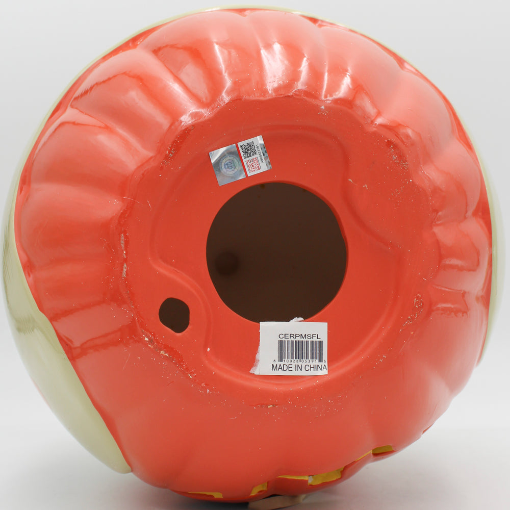 SOUTH FLORIDA BULLS CERAMIC PUMPKIN HELMET 10"