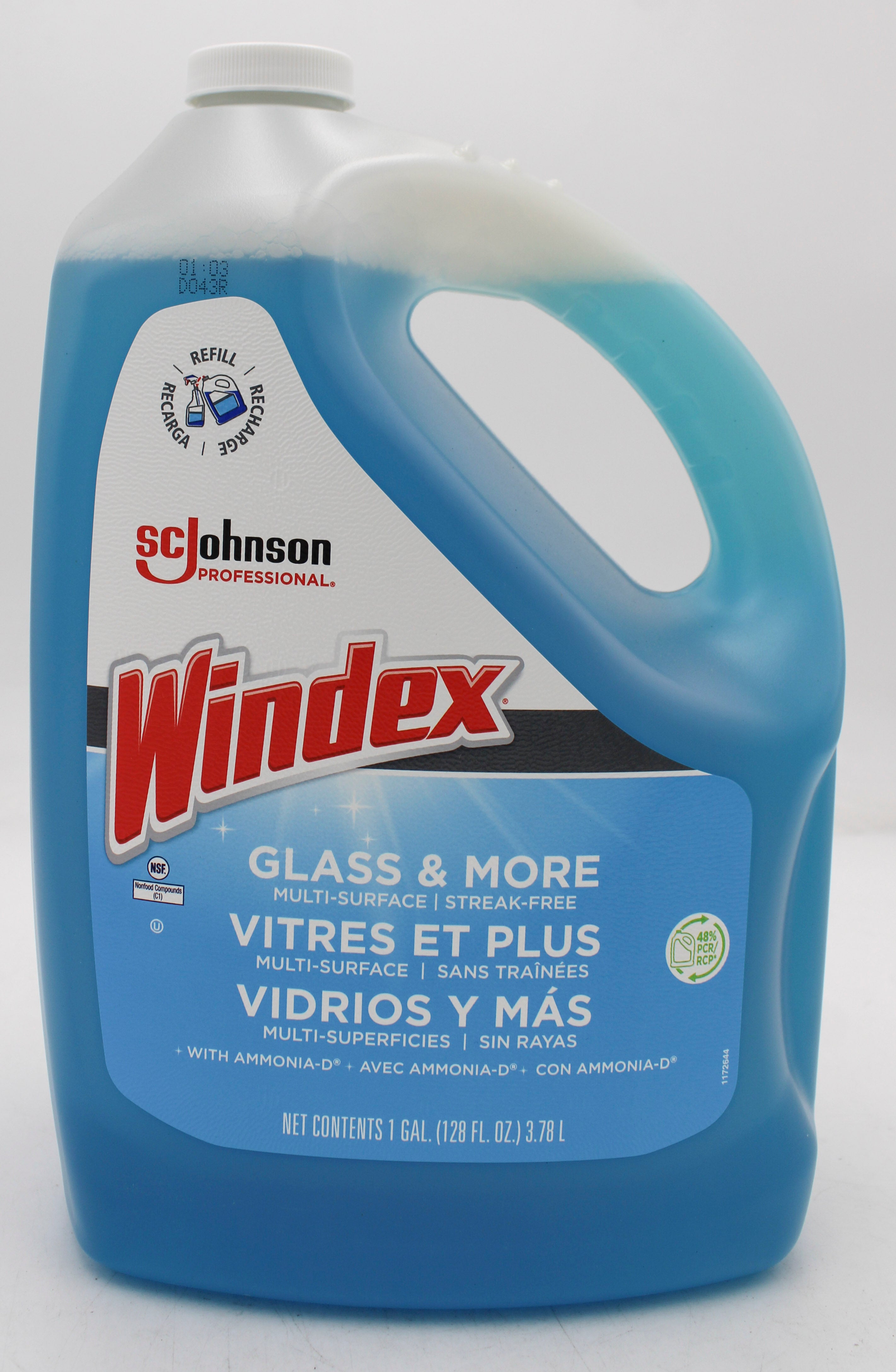 SP WINDEX GLASS CLENER WITH AMMONIA 1 GALLON