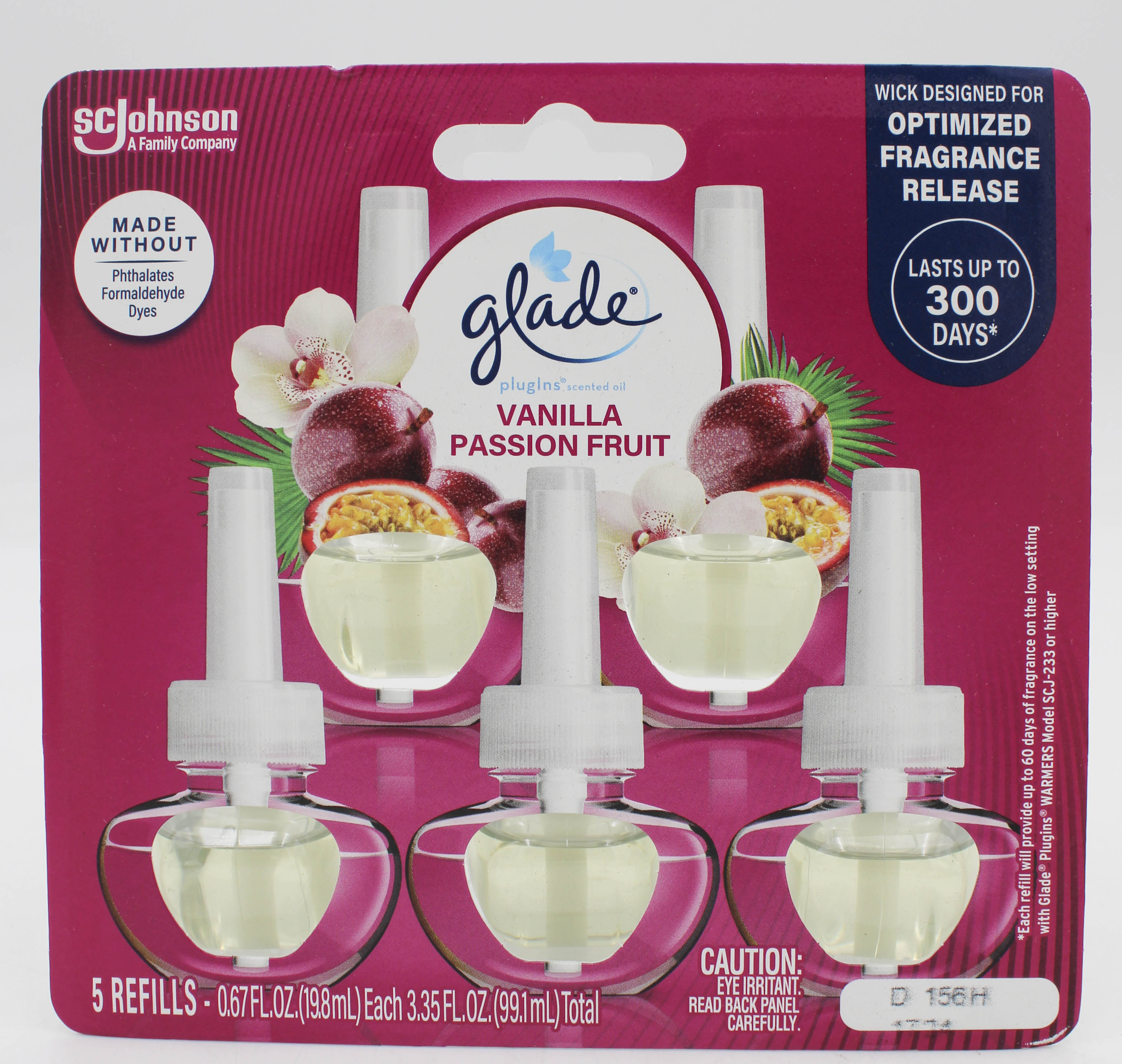 SP GLADE PISO VANILLA PASSION FRUIT 5REFILL 3.35oz