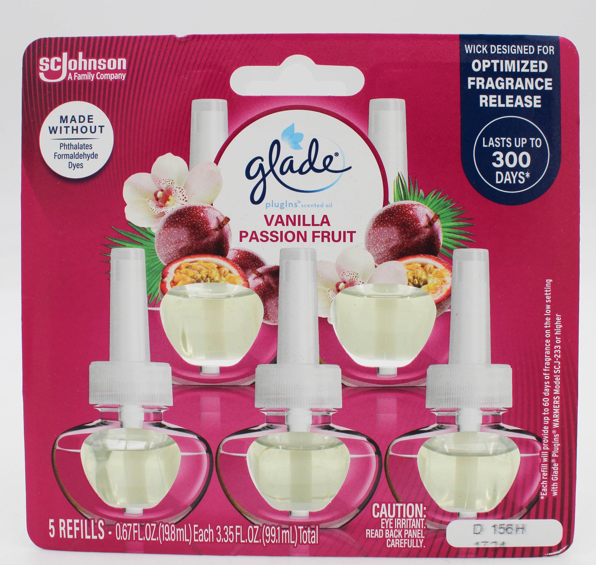 SP GLADE PISO VANILLA PASSION FRUIT 5REFILL 3.35oz