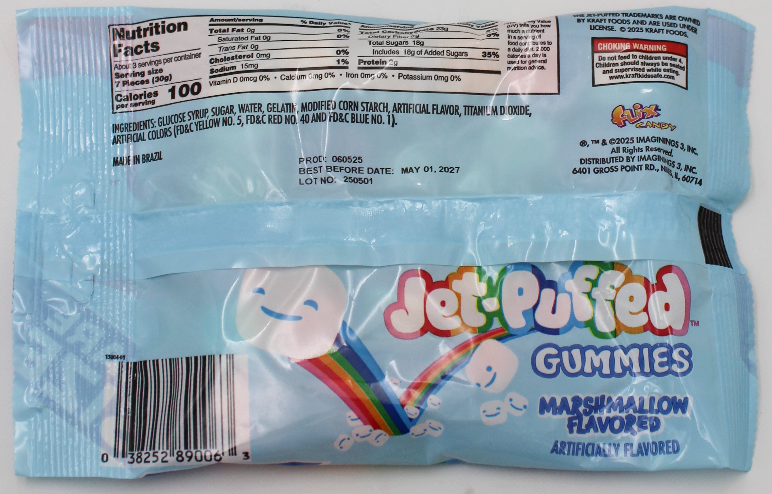 JET-PUFFED EVERYDAY GUMMIES 3.5 OZ BB 5/1/27