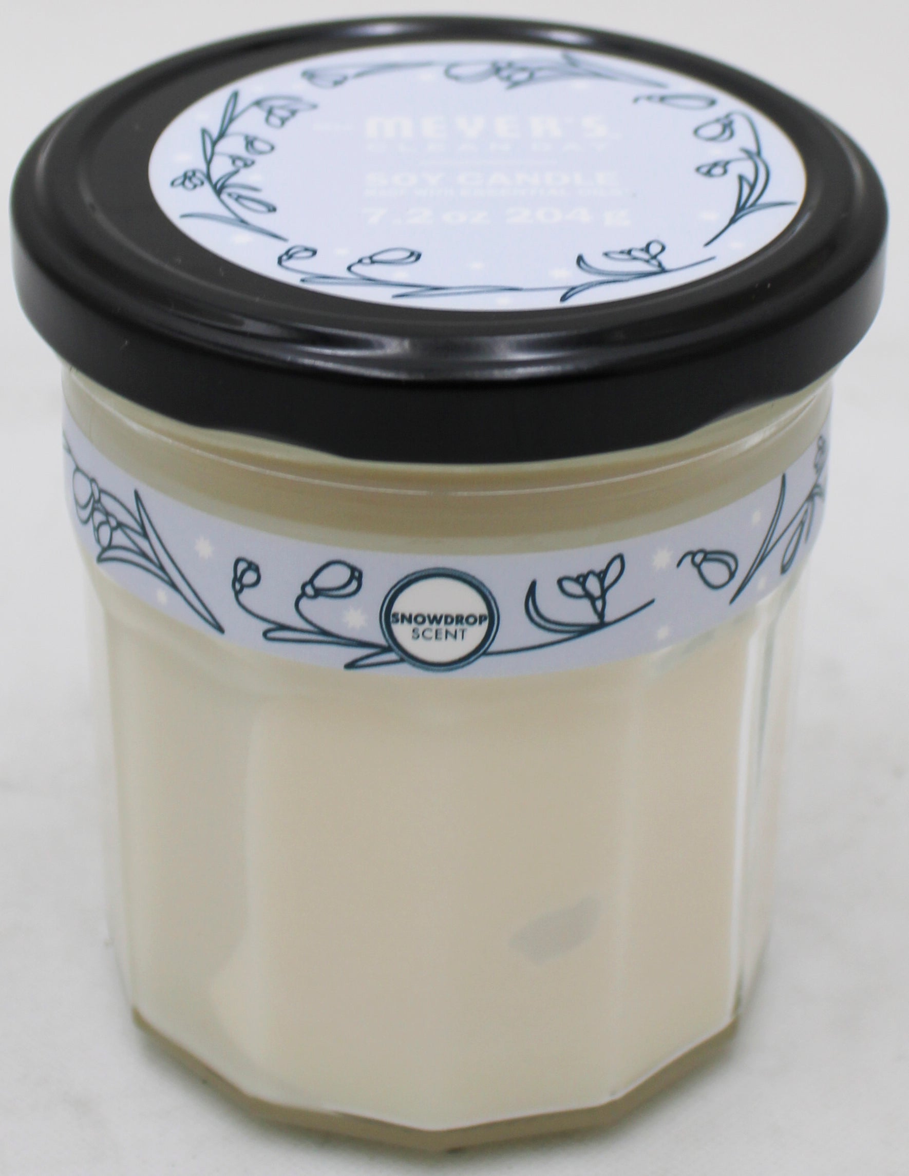 MRS MEYERS SOY CANDLE SNOW DROP 7.2oz US