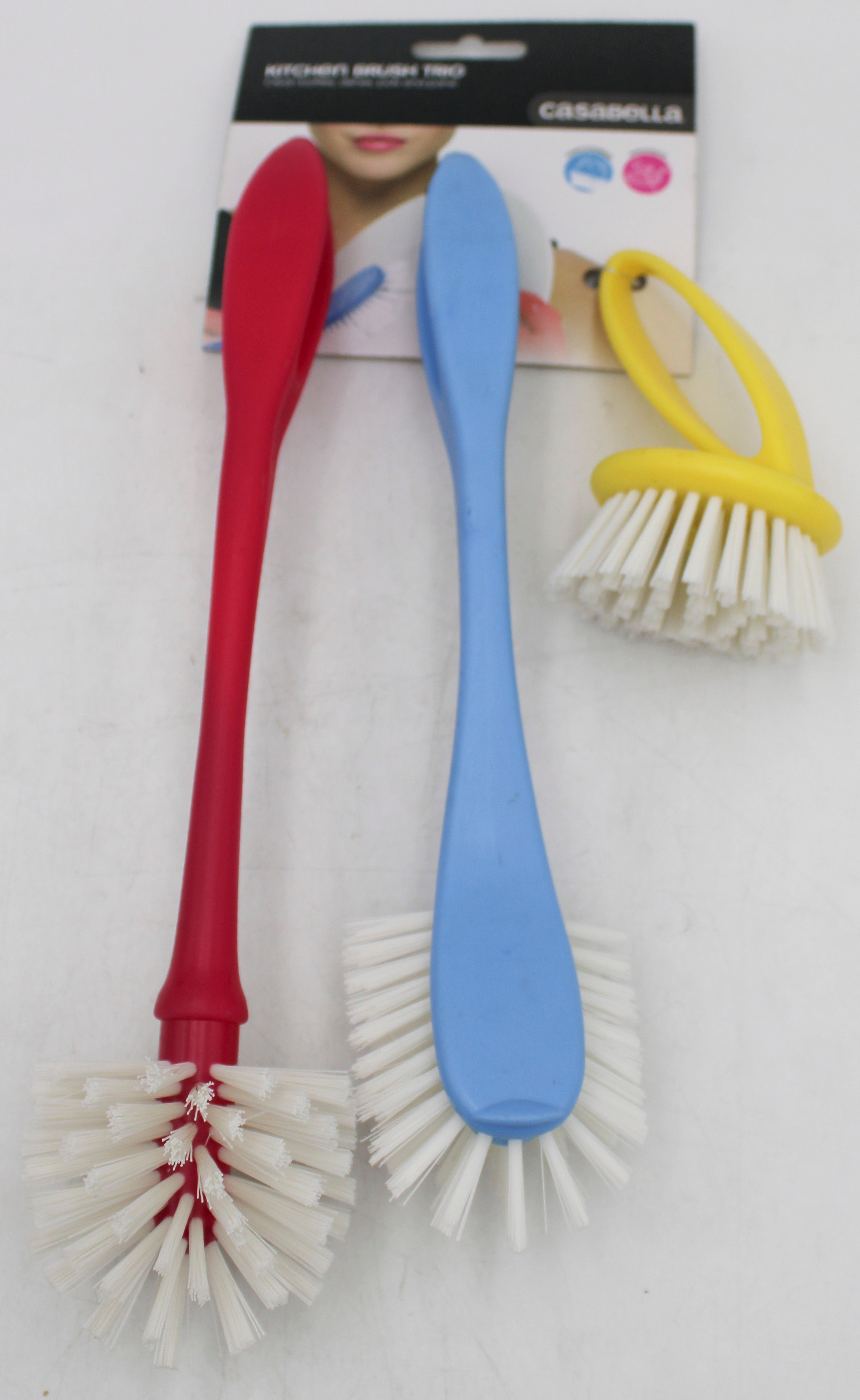 CASABELLA 3PC DISH BRUSH SET