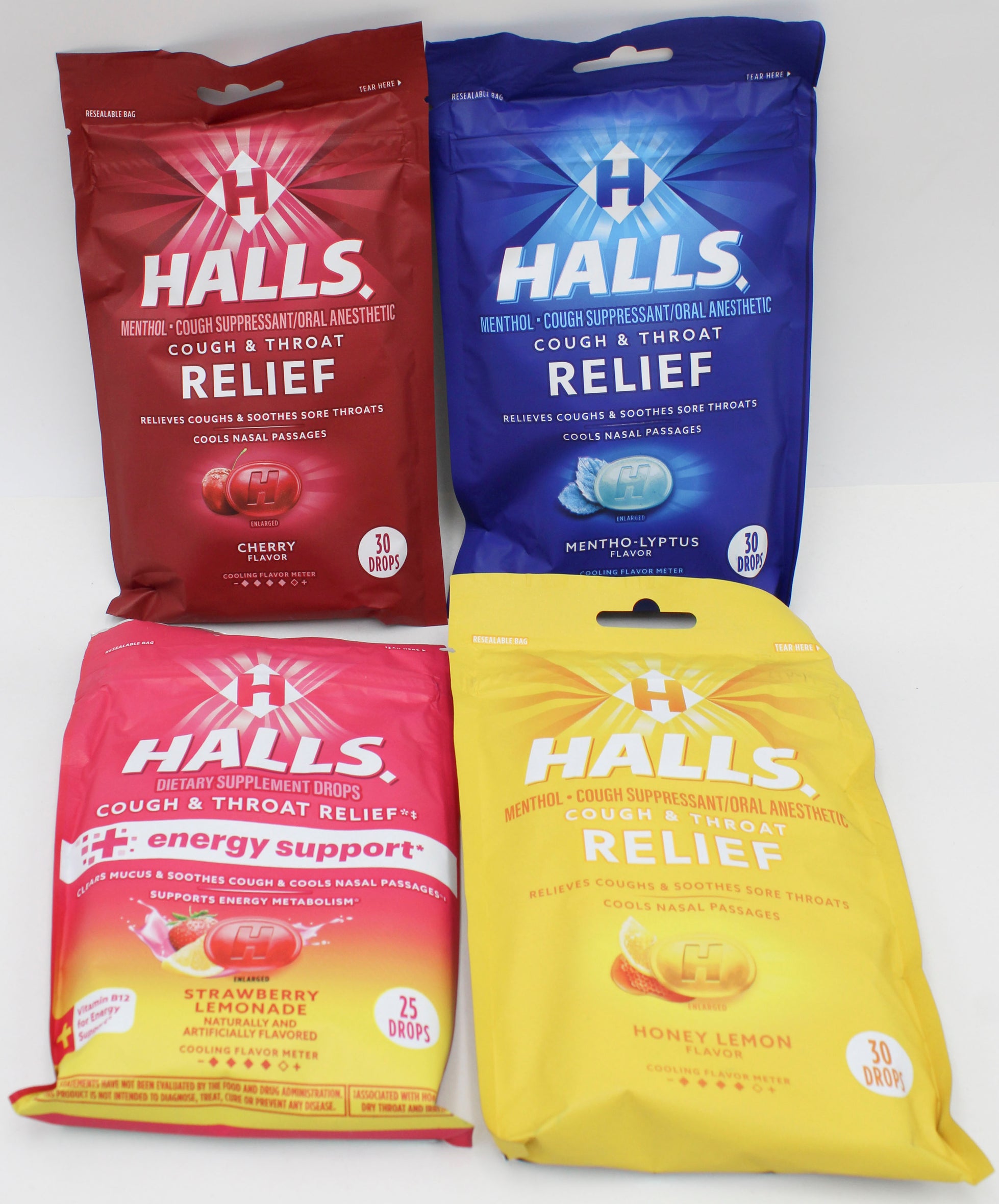 HALLS COUGH DROPS ASSORTED FLOORSTAND EXP 12/21/26