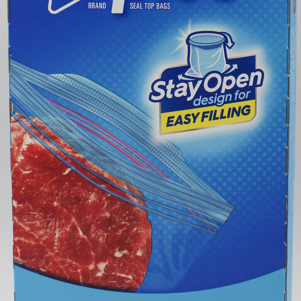 SP ZIPLOC FREEZER GALLON BAGS 80CT.