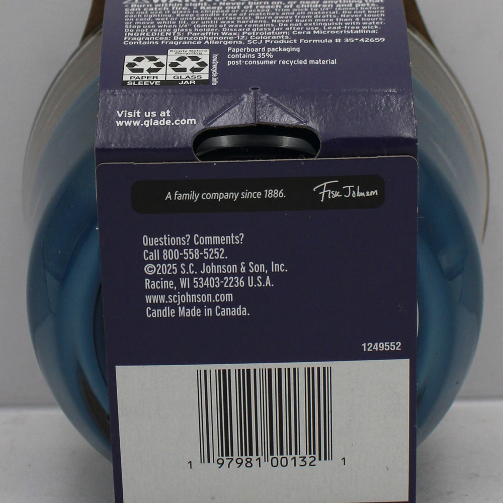 GLADE 3-WICK CANDLE EMBERS & SANDALWOOD 6.8oz US