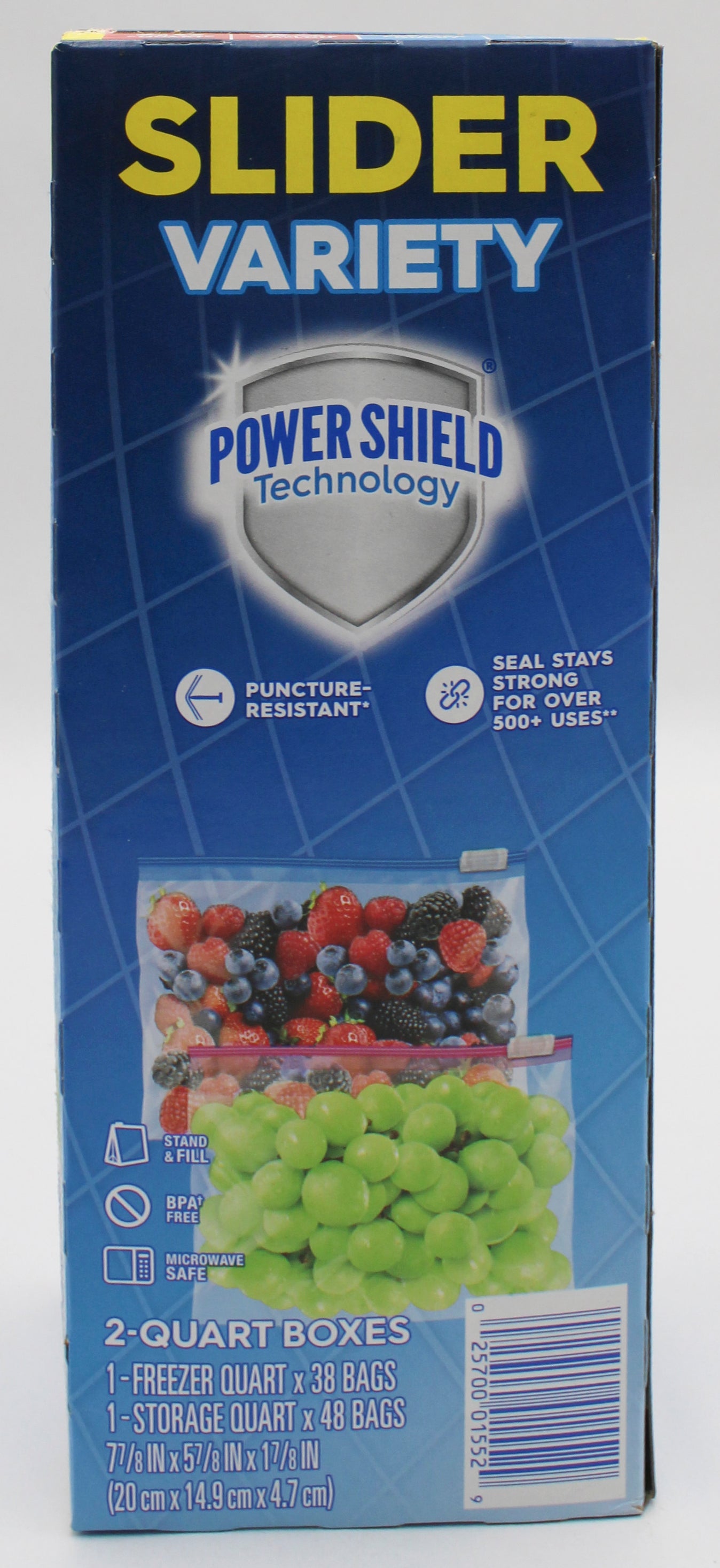 SP ZIPLOC BAGS 38CT SLIDER FREEZER QUART (IMPERFECT)