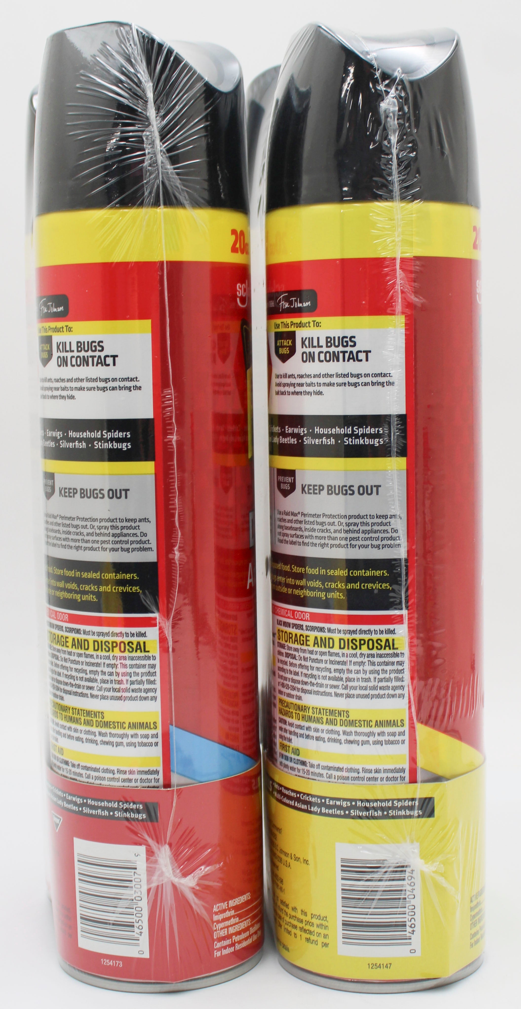 RAID DEFEND ANT & ROACH TWIN PACK 20oz QUARTER PALLET