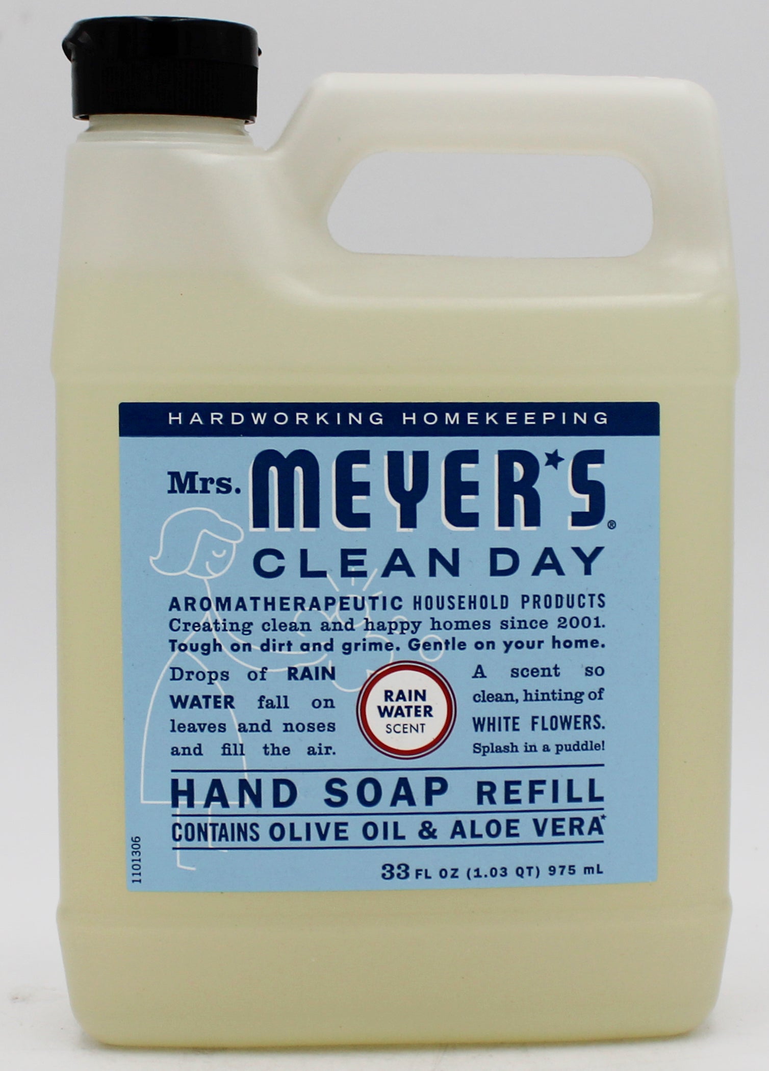 SP MRS MEYER'S HAND SOAP REFILL 33oz RAIN WATER SCENT