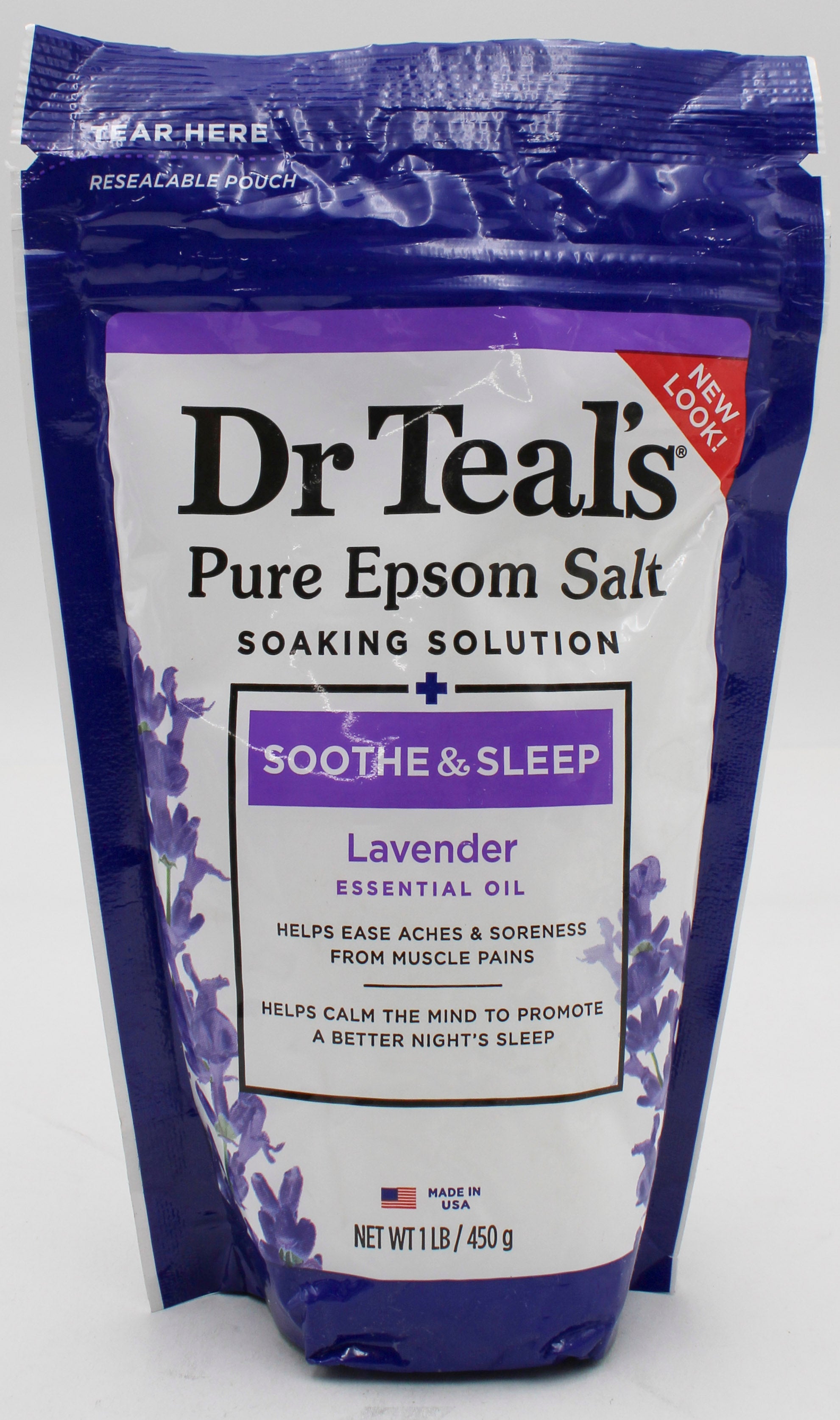 SP DR TEAL'S PURE EPSOM SALT SOOTHE & SLEEP 1LB LAVENDER NI