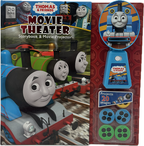 THOMAS & FRIENDS: MOVIE THEATER STORYBOOK & MOVIE PROJECTOR - HARDCOVER 32pgs