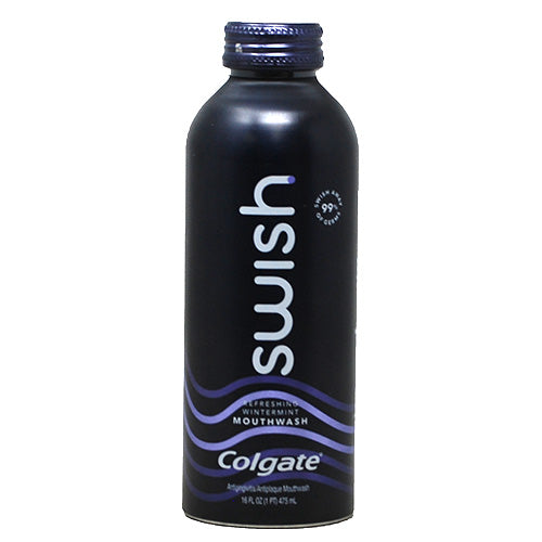 COLG SWISH MOUTHWASH 16oz(8/23)WNTRMNT/NI