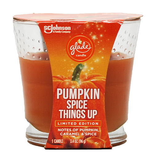GLADE CANDLE 3.4oz-PUMPKIN SPICE