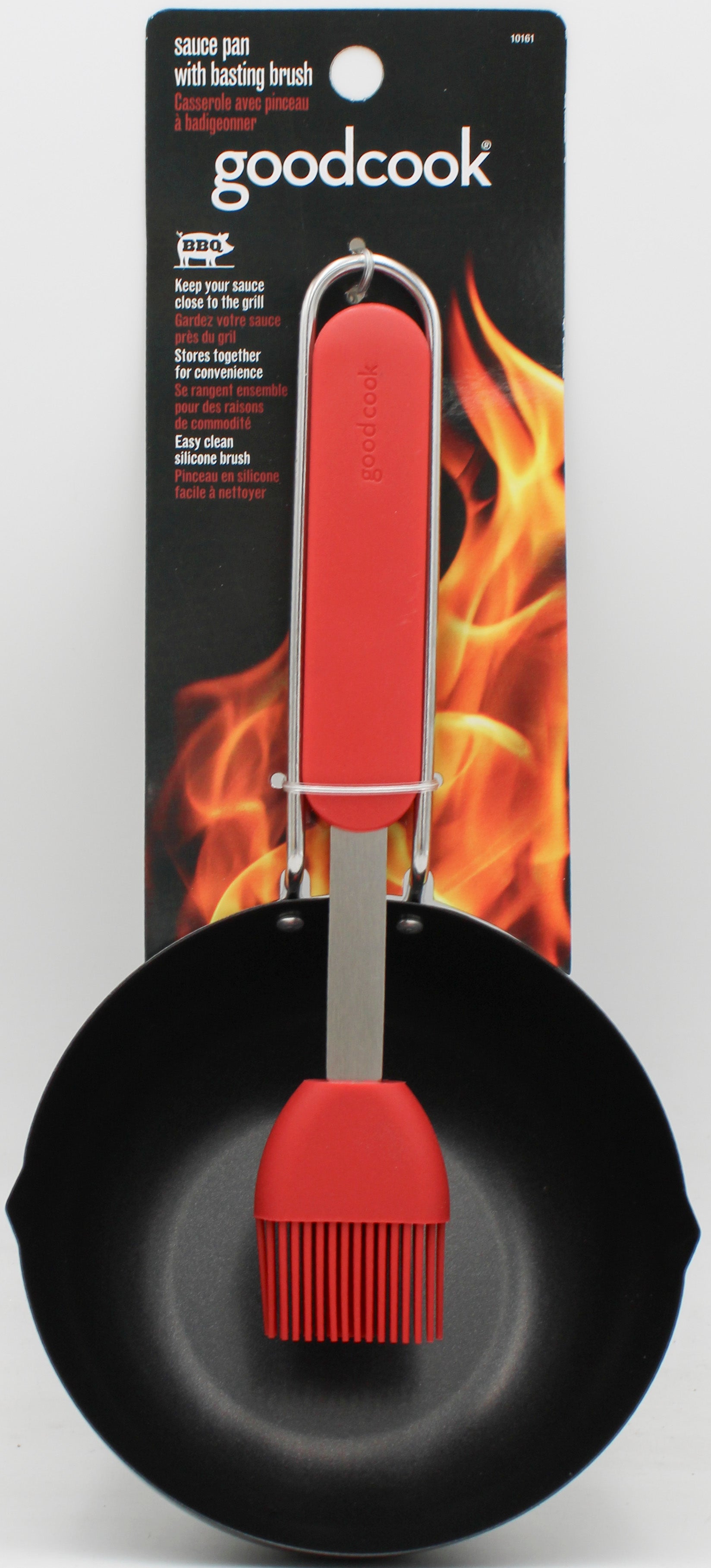 GOOD COOK BBQ SAUCE PAN, w/BAST BRSH