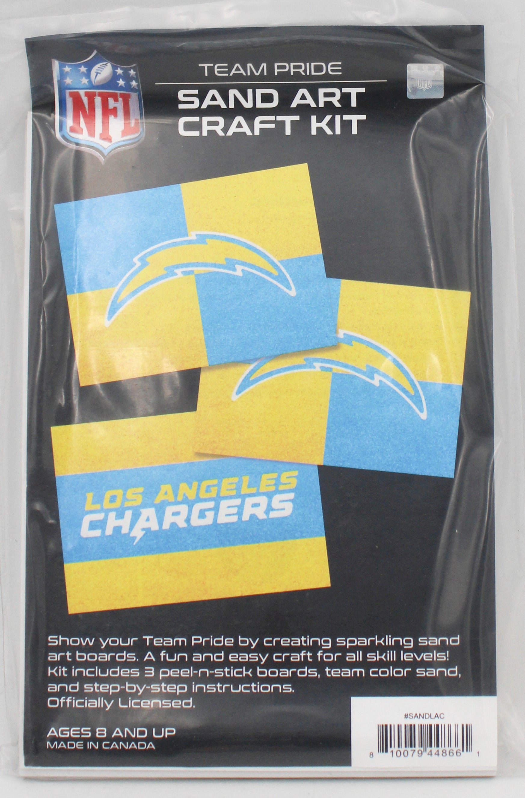 LOS ANGELES CHARGERS SAND ART CRAFT KIT
