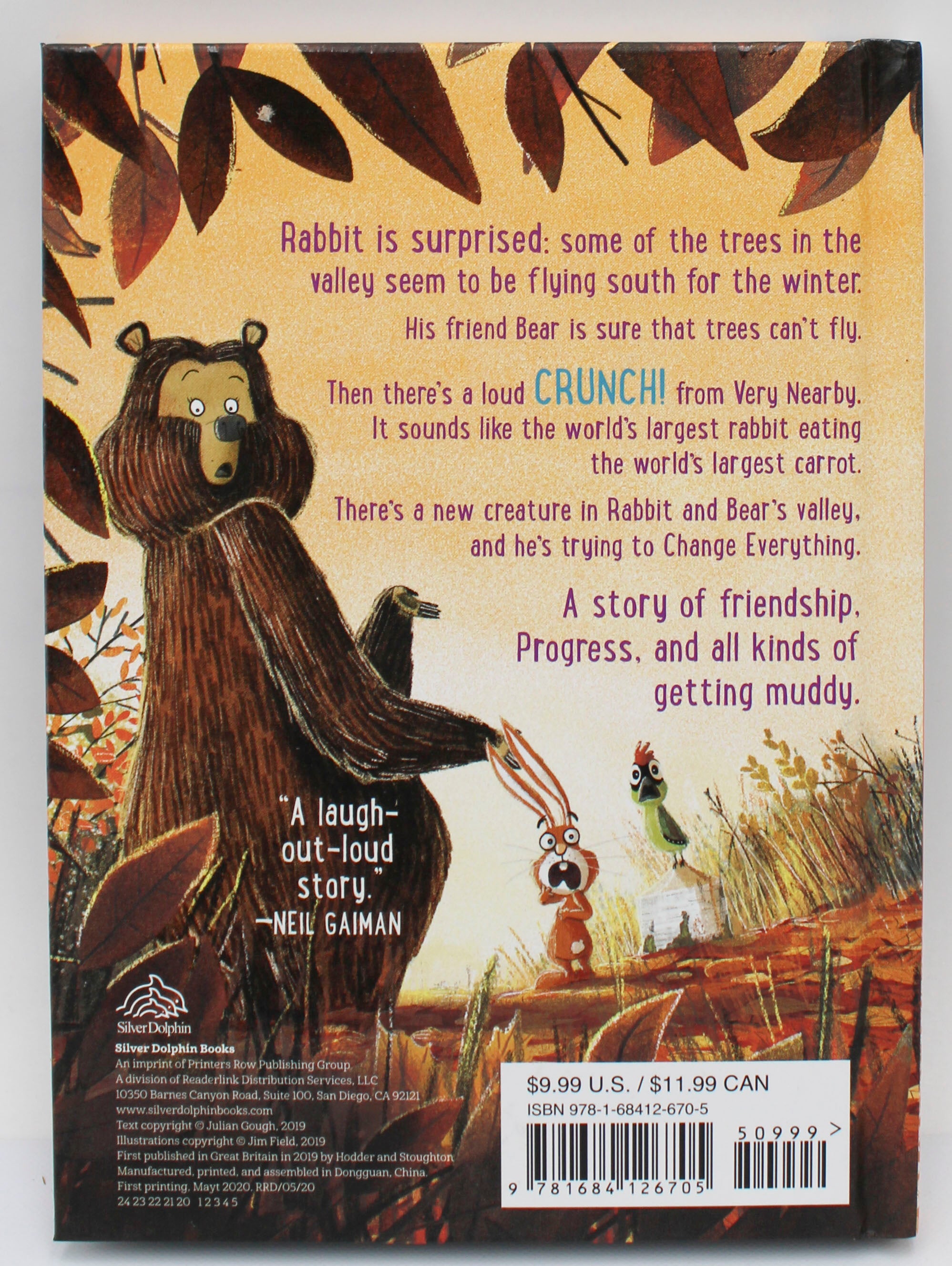 RABBIT AND BEAR: A BITE IN THE NIGHT HARDCOVER BOOK 112pg