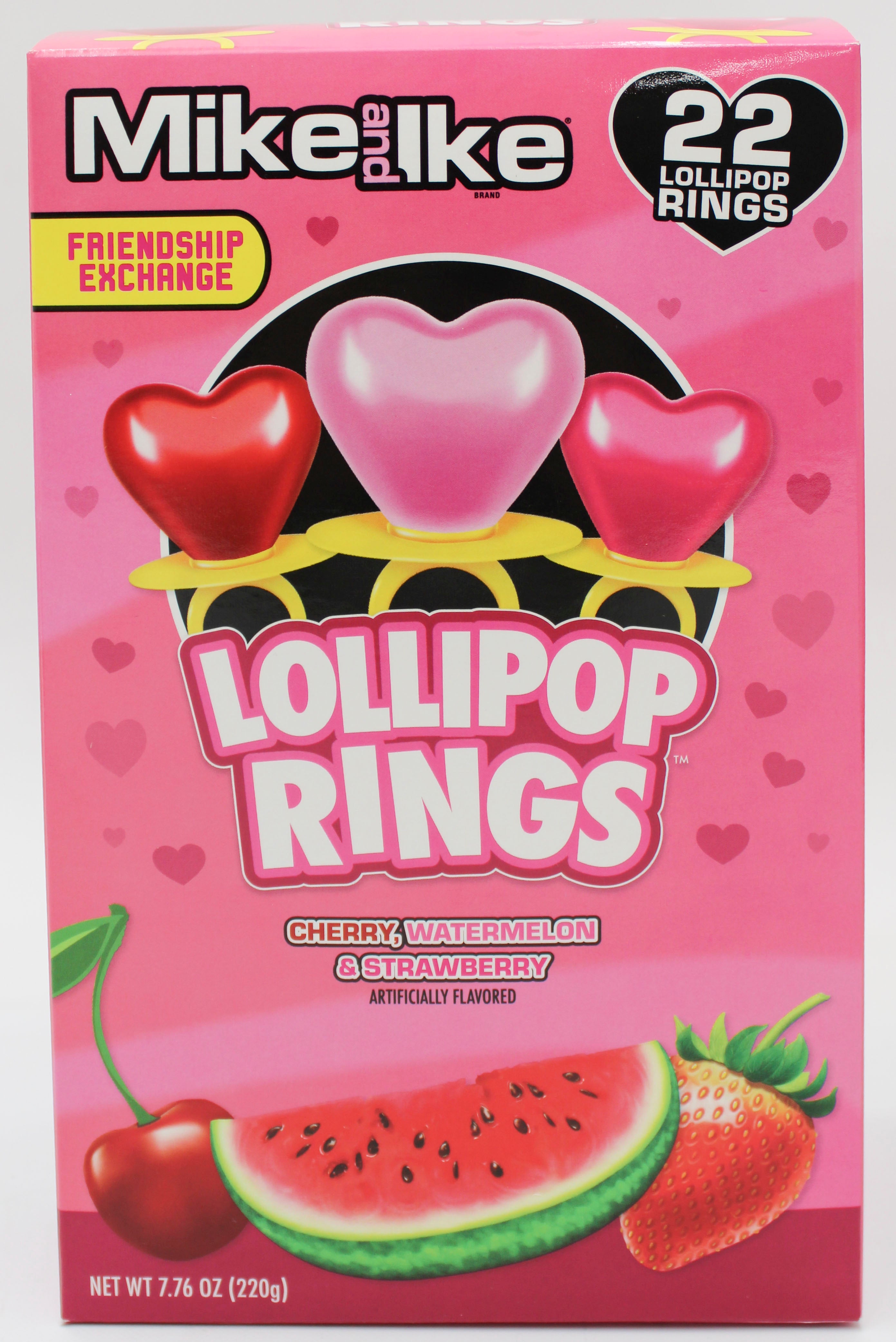 MIKE & IKE 22CT VALENTINE LOLLIPOP RING BOX BB 4/30/27