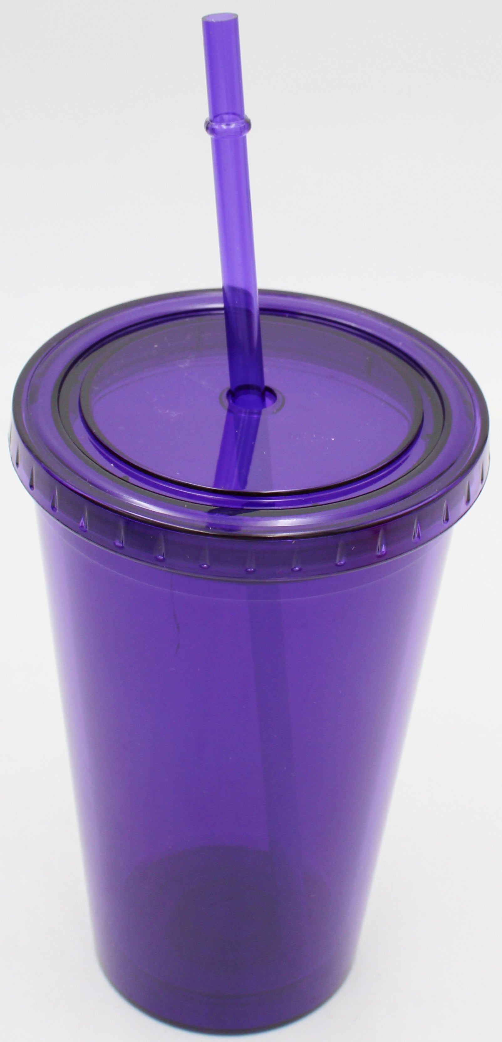 16OZ ACRYLIC PATIO TUMBLER - PURPLE
