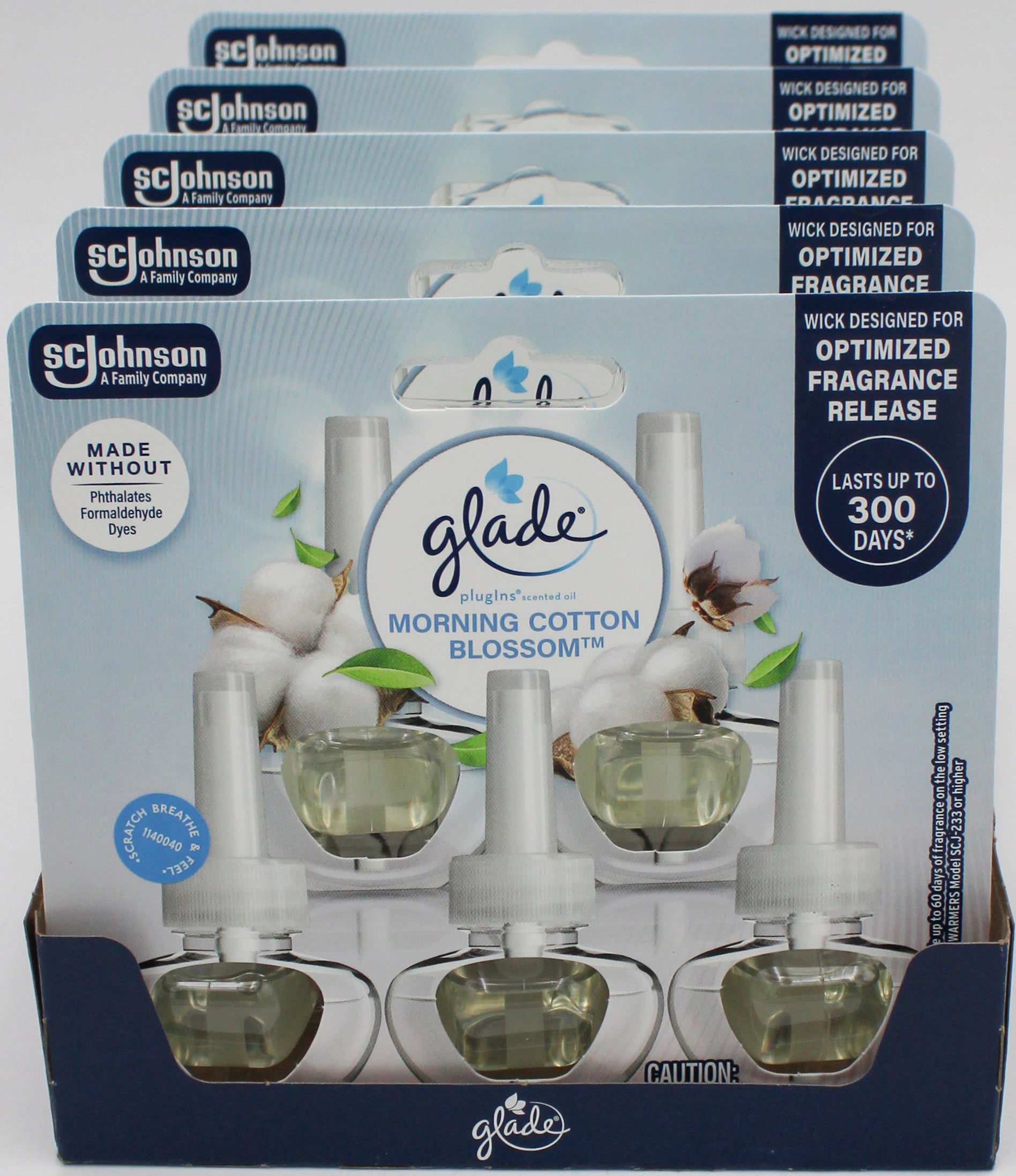 GLADE PLUGINS SCENTED OIL MORNING COTTON BLOSSOM 5ct 0.67floz US