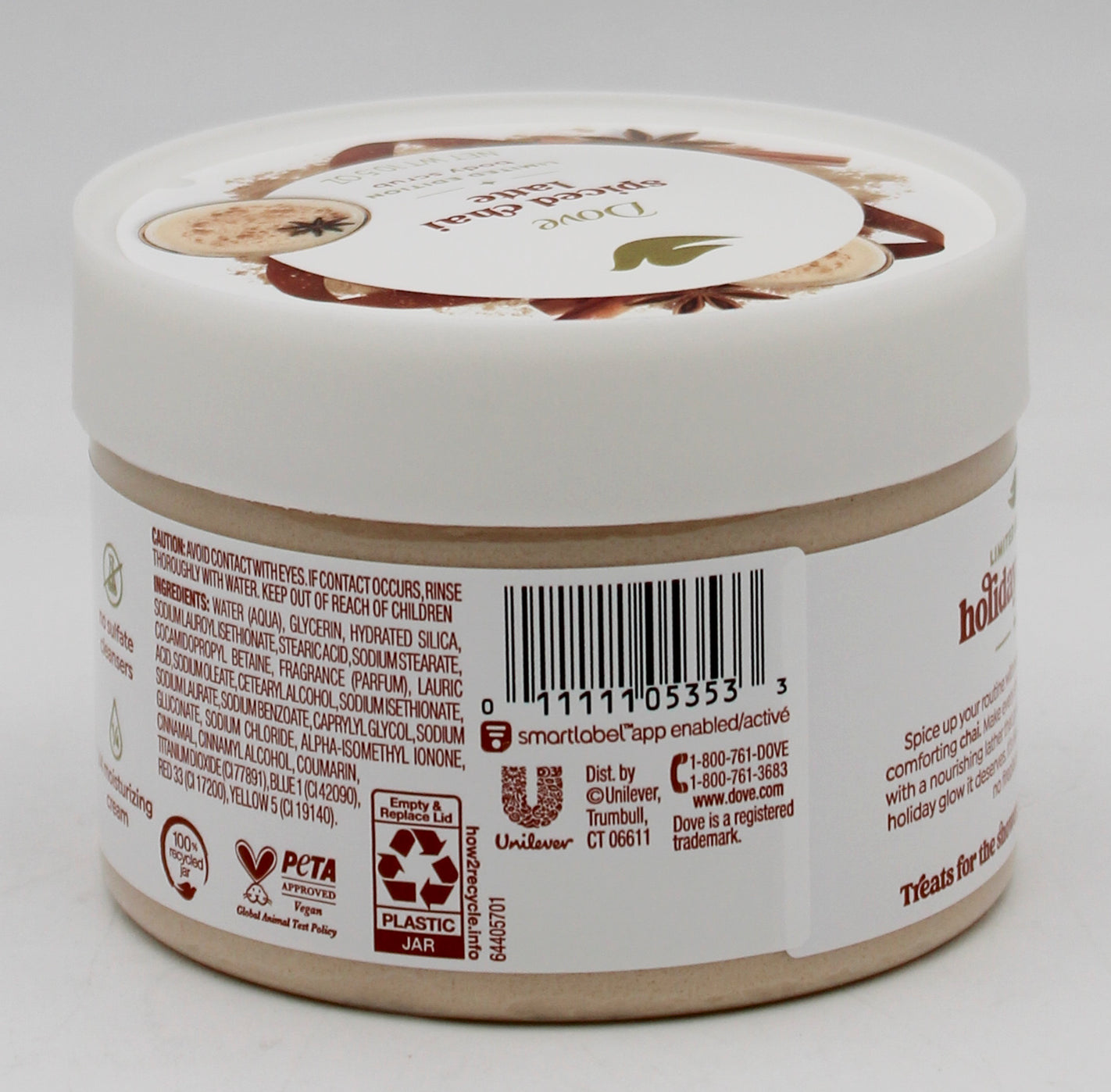 DOVE BODY SCRUB SPICED CHAI LATTE 10.5oz