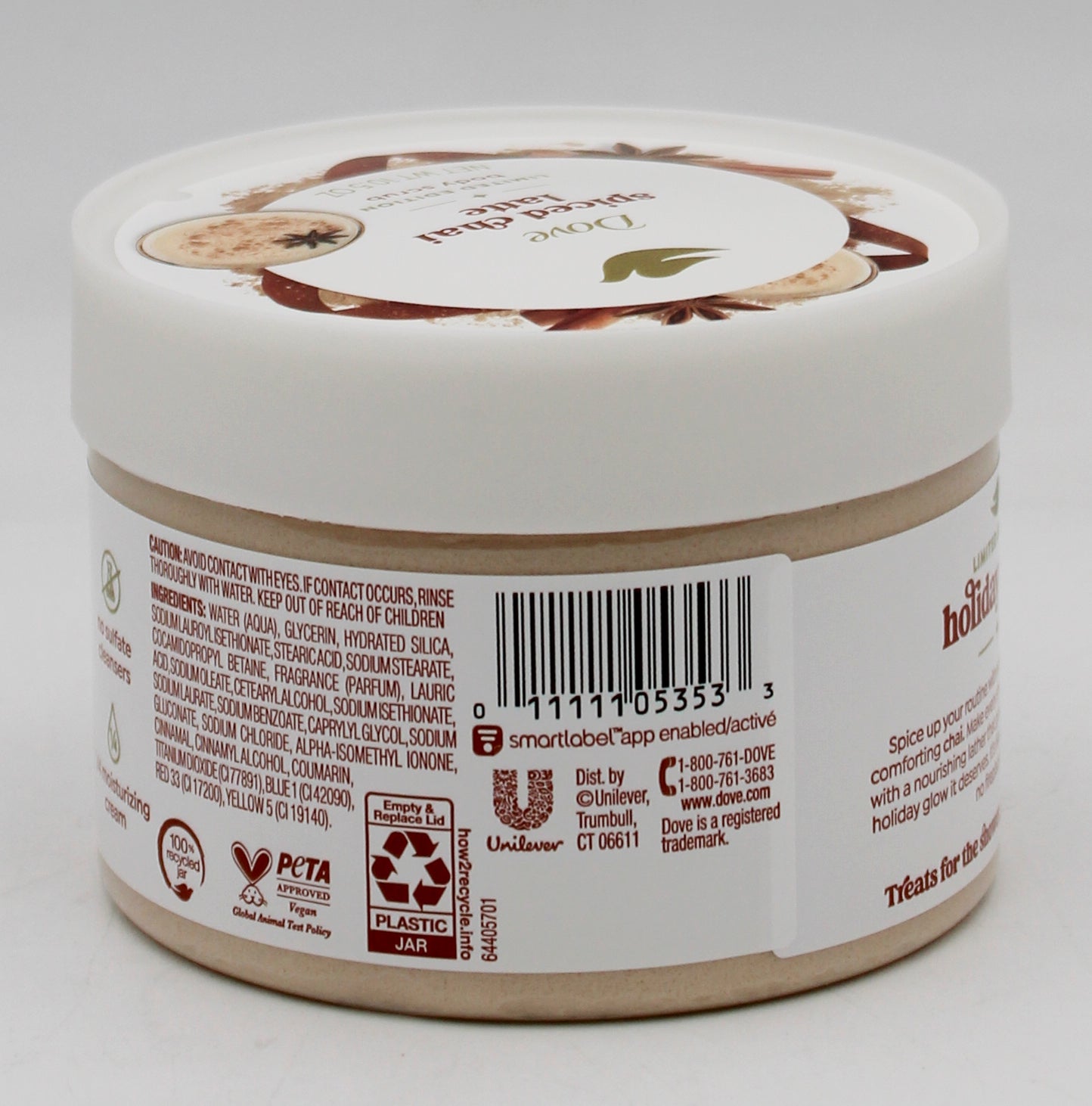 DOVE BODY SCRUB SPICED CHAI LATTE 10.5oz