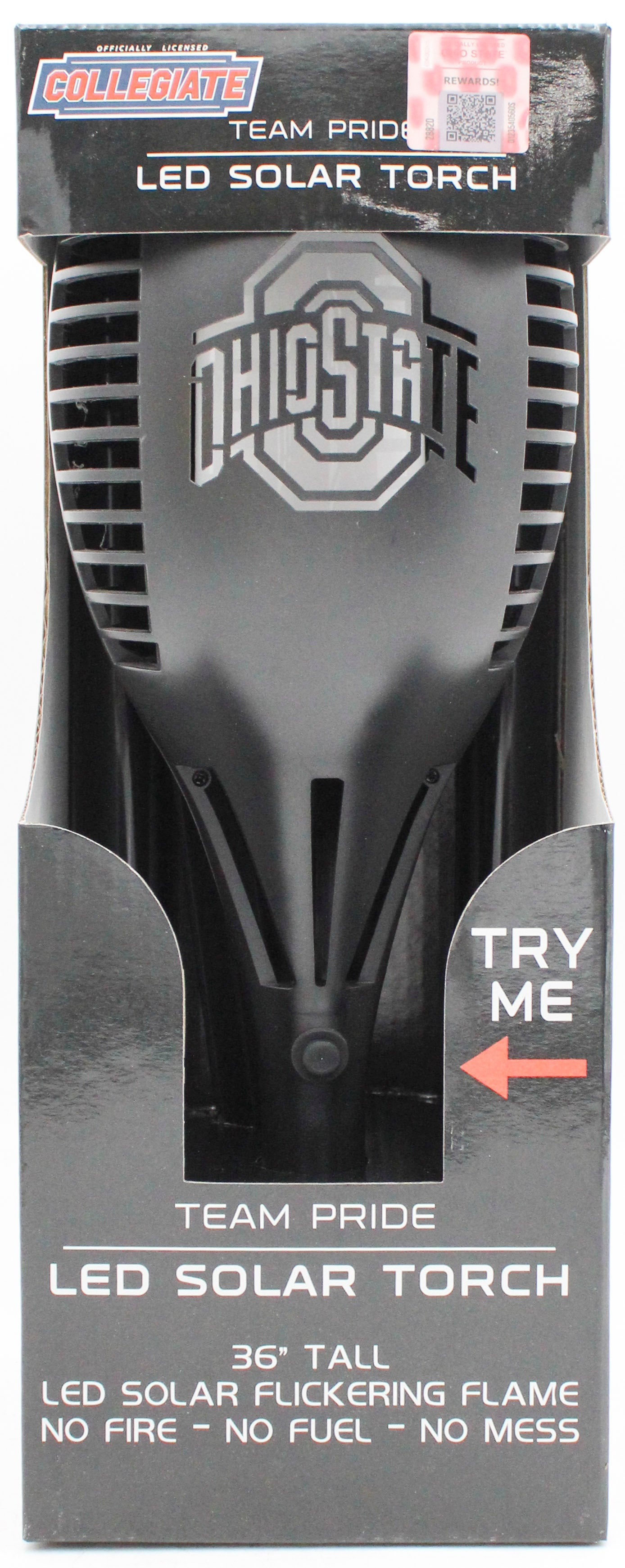 OHIO STATE BUCKEYES LED SOLAR TORCH  36"