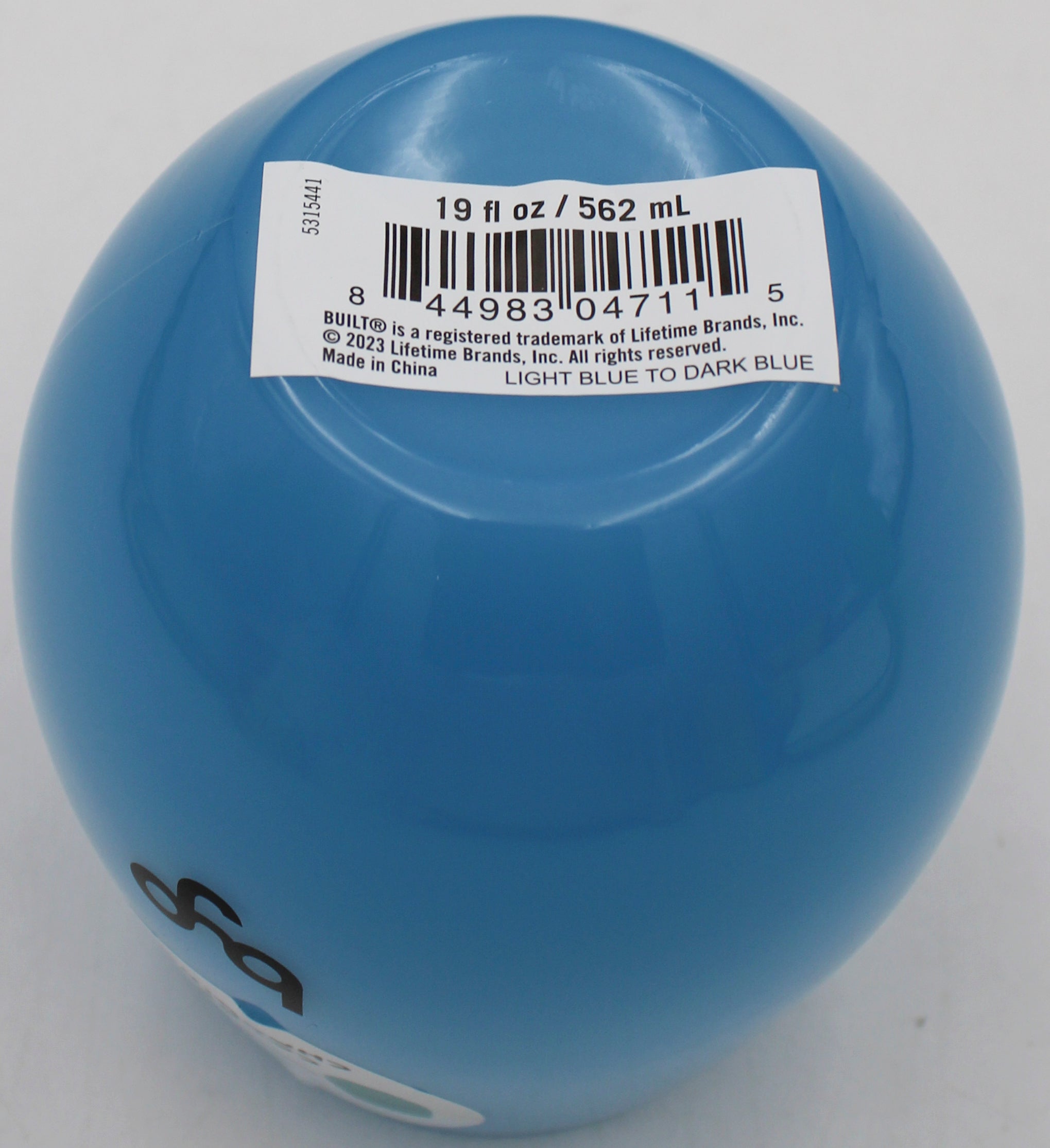 BYO 19OZ PLSTC WINE TUMBLER CHANGING COLORS BLUE NI